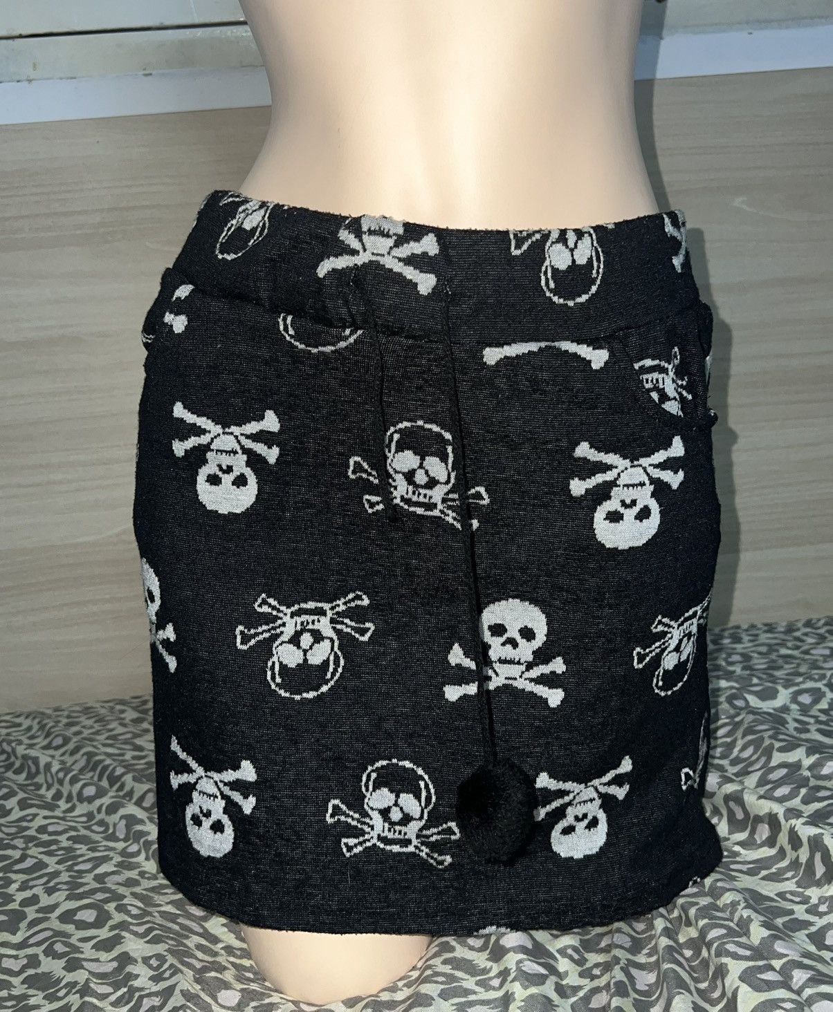 Japanese Brand CRAZY ANGEL skull set hoodie + skirt ☠️ ➕ Size M / US 6-8 / IT 42-44 - 5 Thumbnail