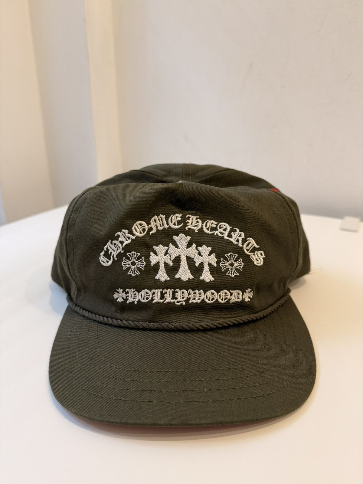 Chrome Hearts Gas Station 5 Panel Hat Army Green | Grailed