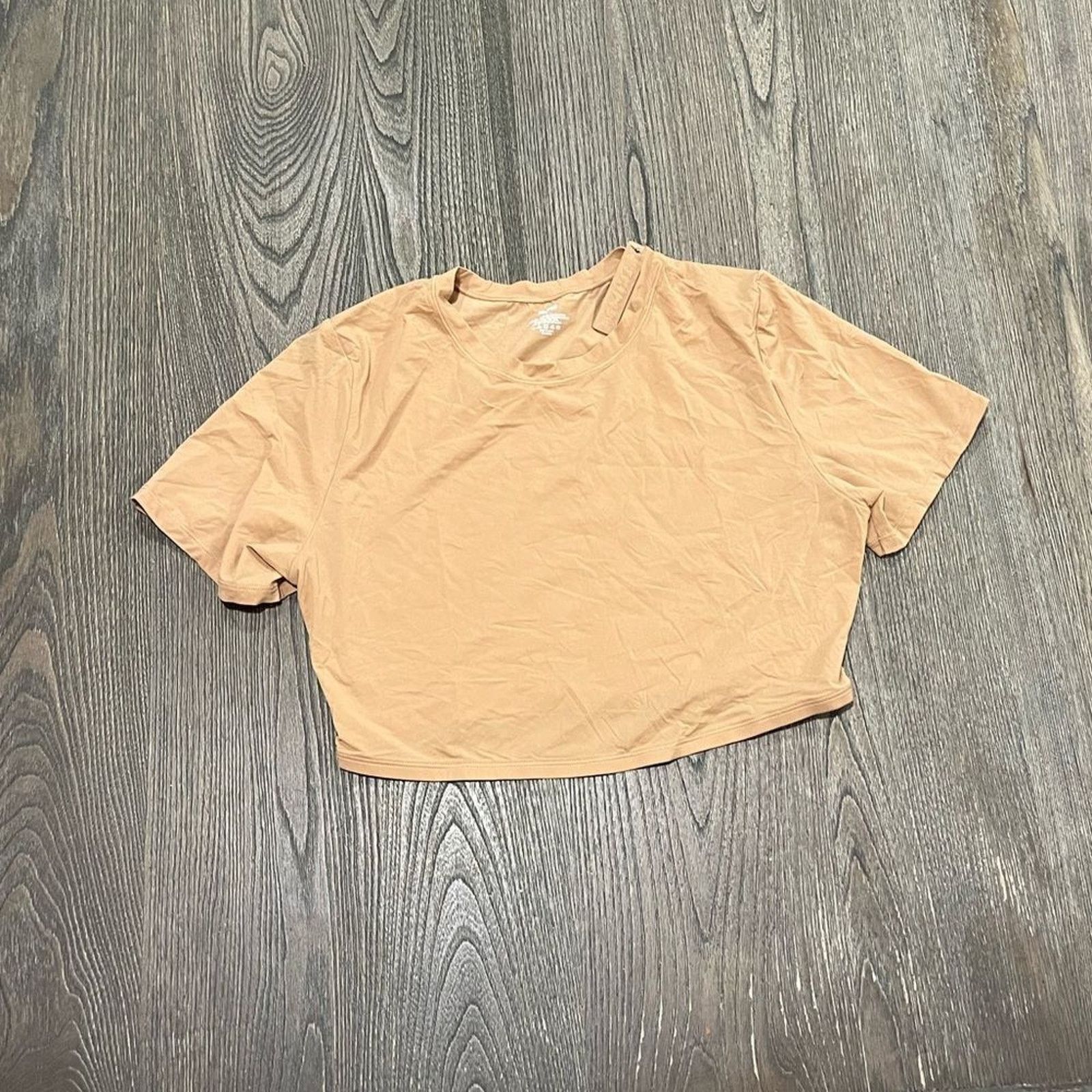 SKIMS NWT Skims Fits Everybody Super Cropped T-Shirt Ochre 2X Size XXL / US 16-18 / IT 52-54 - 1 Thumbnail