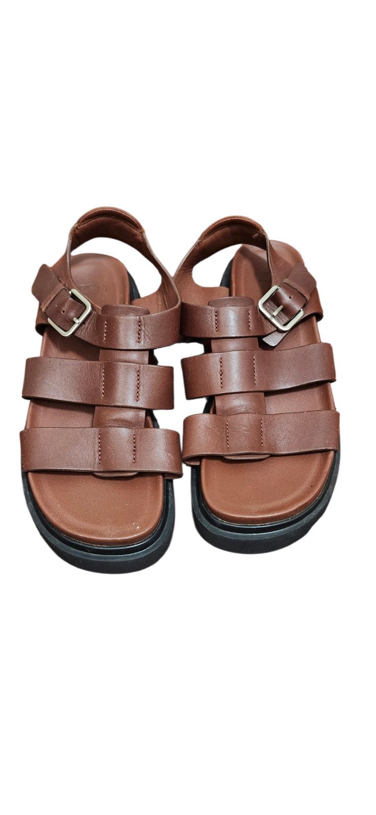 Ugg UGG Capitelle Strap Leather Sandals Women’s Buckle Comfort Size US 10 / IT 40 - 3 Thumbnail