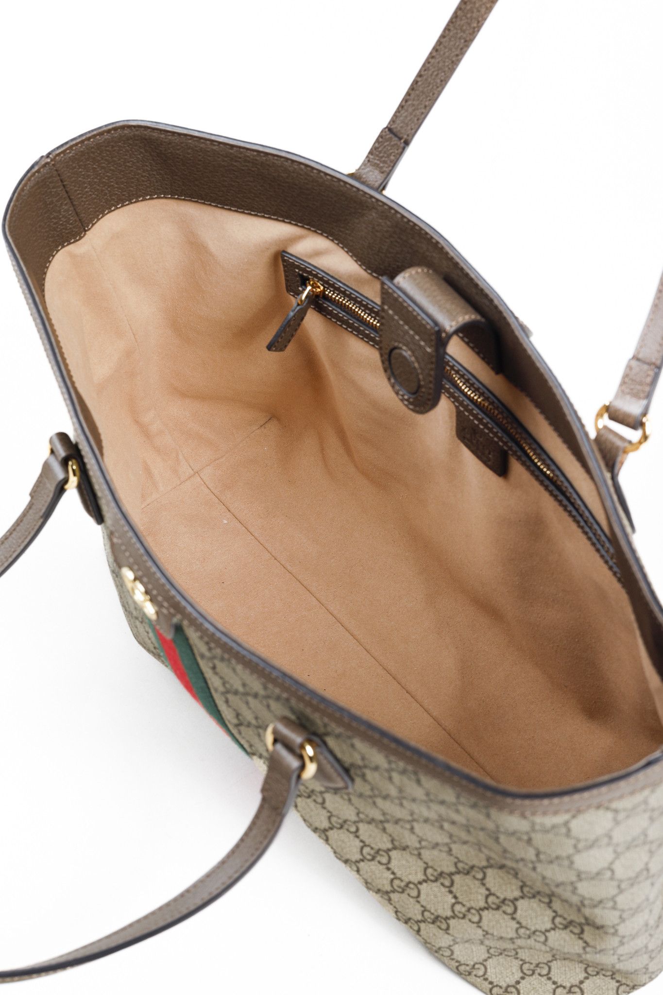Gucci Gucci Ophidia Medium GG Supreme Canvas Tote Bag Size ONE SIZE - 12 Thumbnail