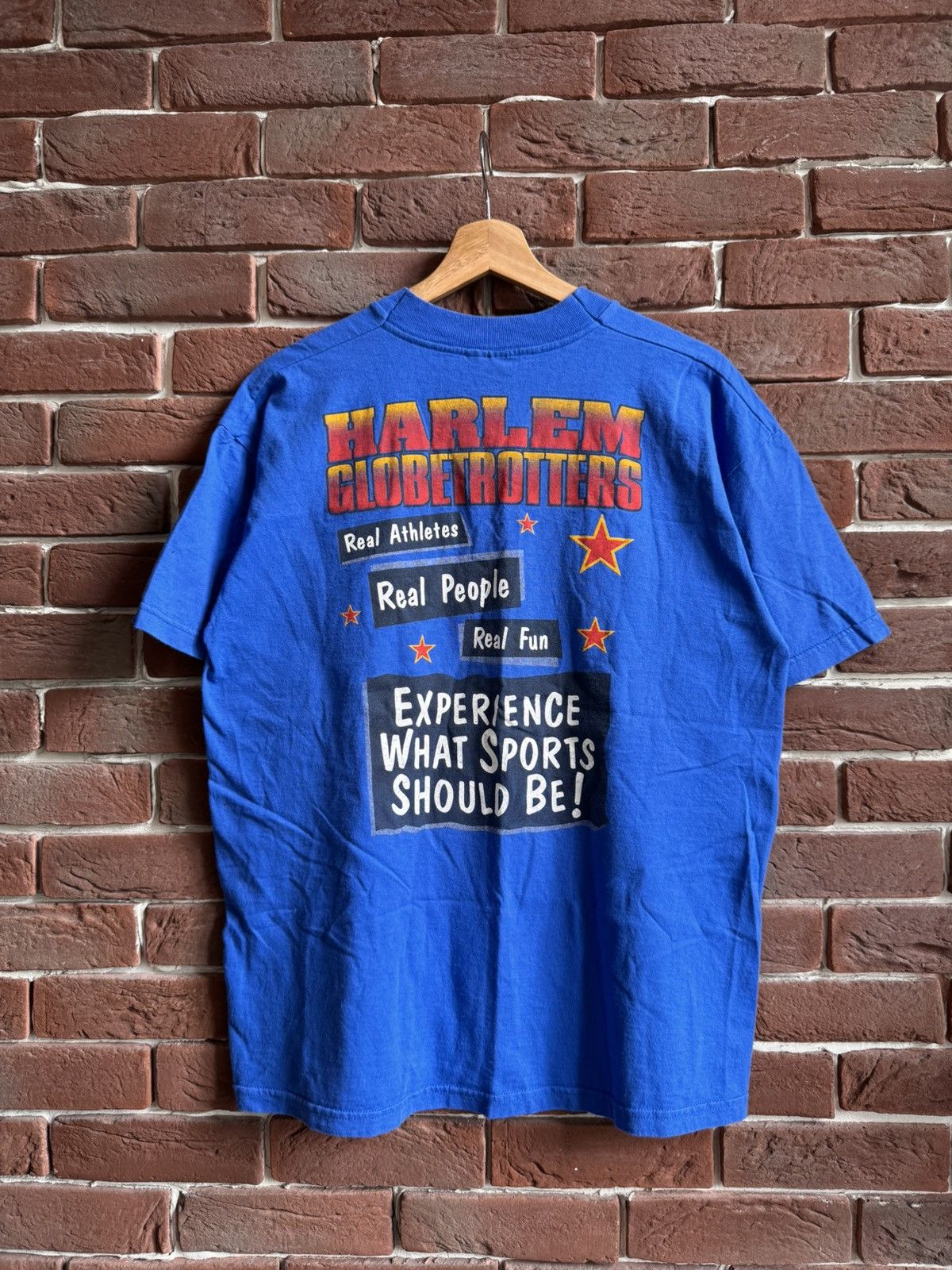 Harlem Globetrotters 90s Harlem Globetrotters Tour Vintage NBA T-Shirt rare hype Size US L / EU 52-54 / 3 - 2 Thumbnail