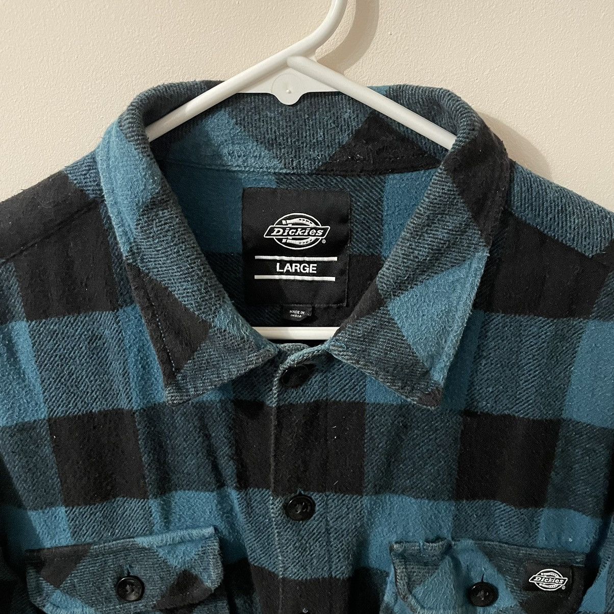 Dickies × Flannel Dickies Buffalo Flannel Plaid Shirt Work Heritage M-L Size US L / EU 52-54 / 3 - 3 Thumbnail