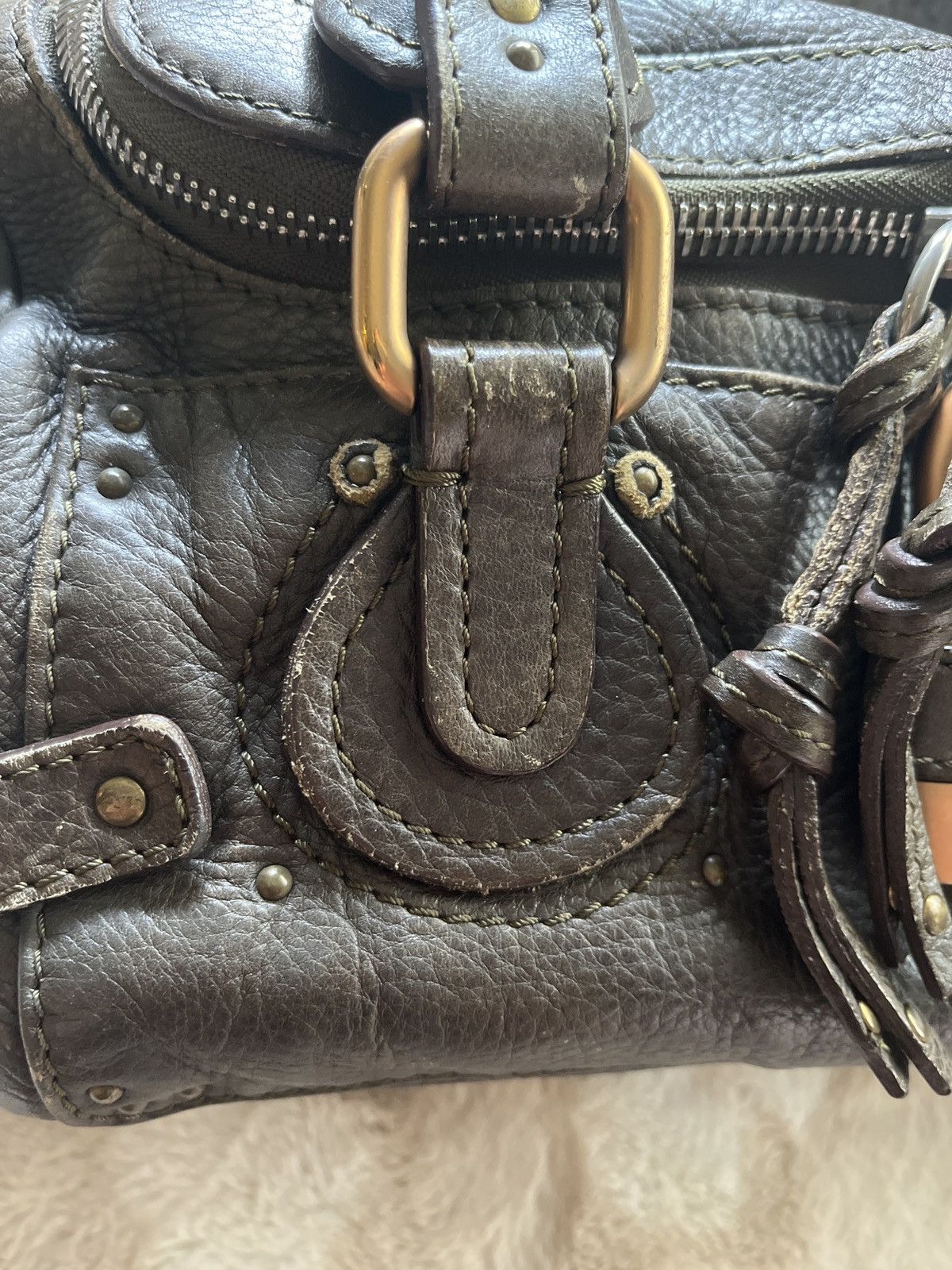 Chloe Vintage Dark Army Green Chloe Paddington Size ONE SIZE - 5 Thumbnail