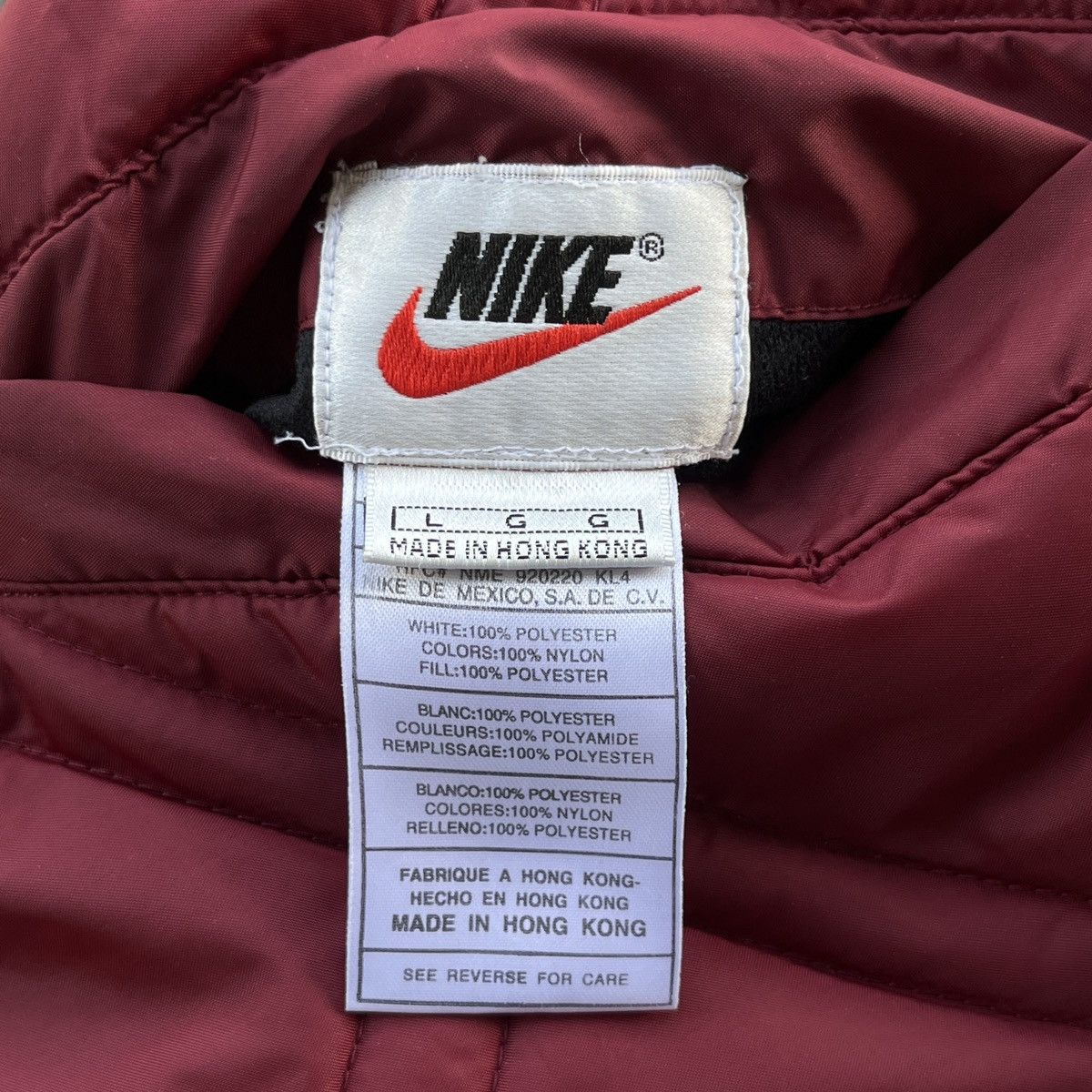 Nike × Vintage Vintage Nike Jacket Reversible Size US L / EU 52-54 / 3 - 13 Thumbnail