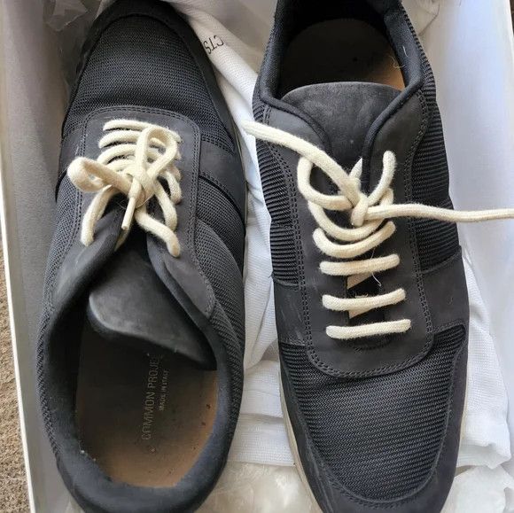 Common Projects Common Projects Track Vintage in Black in 10 / 43 Size US 10 / EU 43 - 2 Thumbnail
