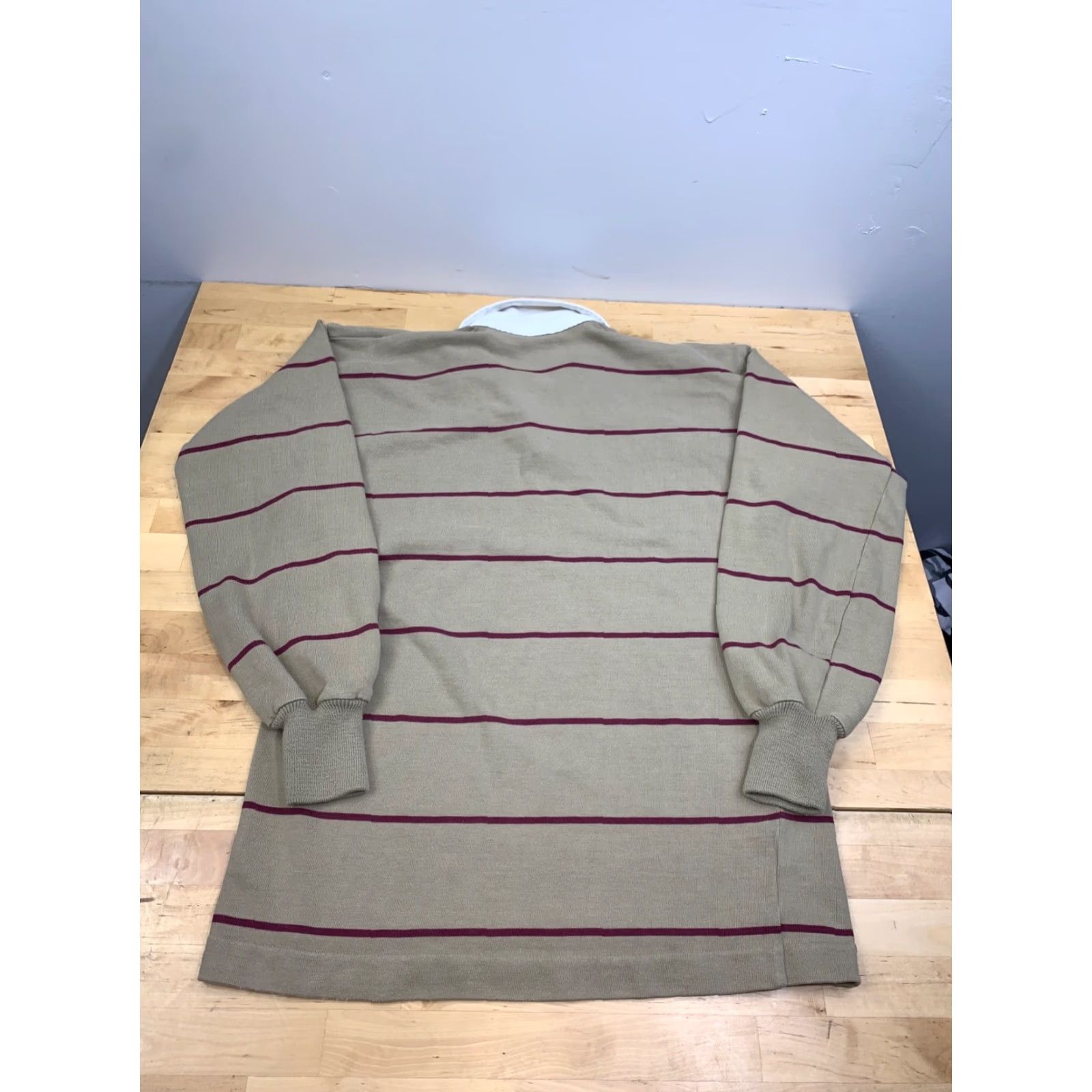 Vintage VINTAGE Canterbury Rugby Polo Shirt Mens M Tan Long Sleeve Collared 90s Logo" Size US M / EU 48-50 / 2 - 7 Thumbnail