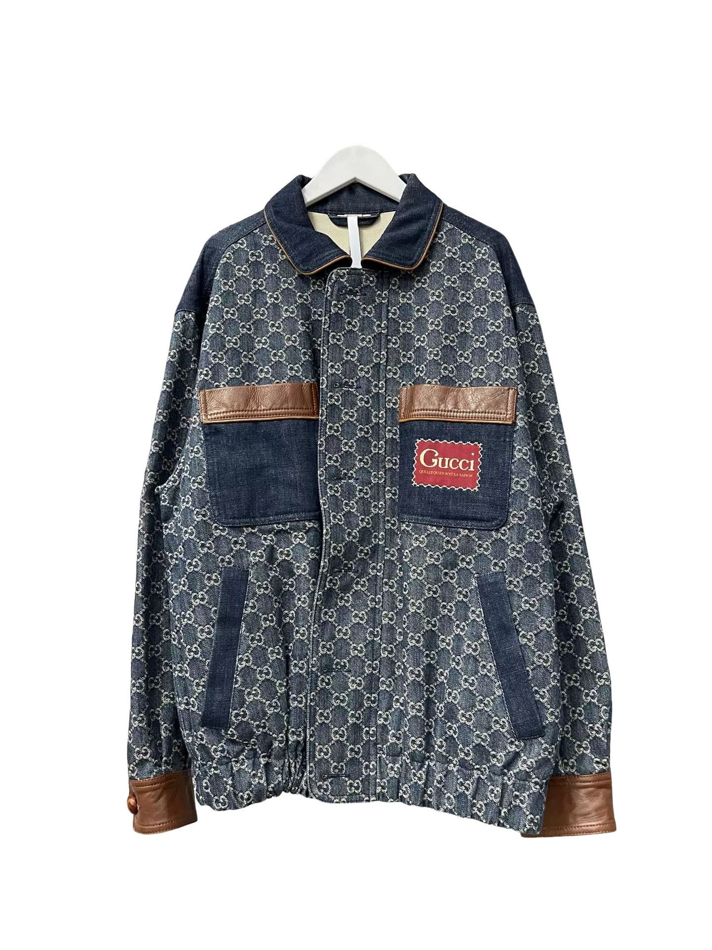 Gucci Gucci GG Denim Jacket Size S Size US S / EU 44-46 / 1 - 1 Thumbnail