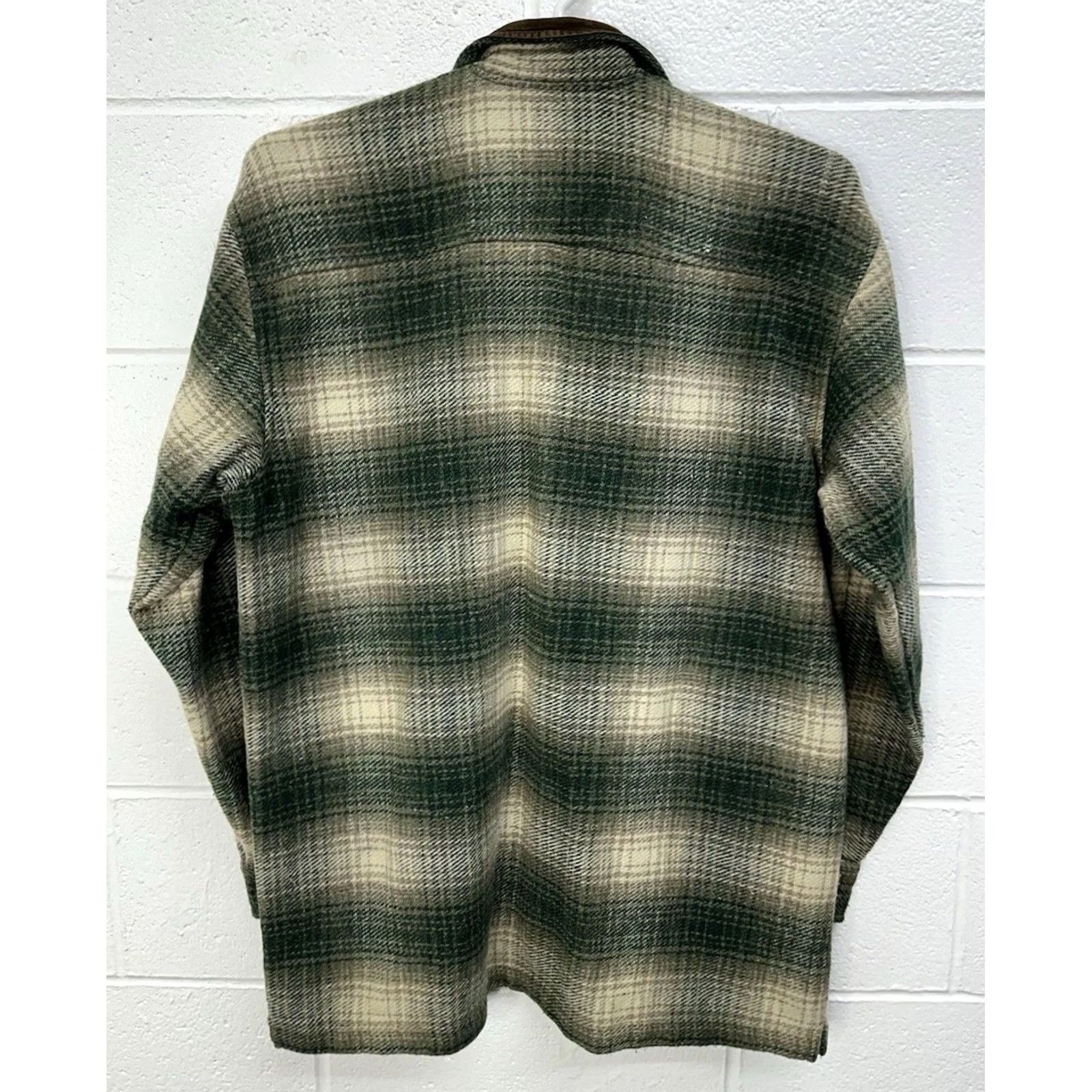 Vintage VTG Sierra Pacific Plaid Wool Chore Field Jacket Coat Full Zip Green Men’s L Size US L / EU 52-54 / 3 - 4 Thumbnail
