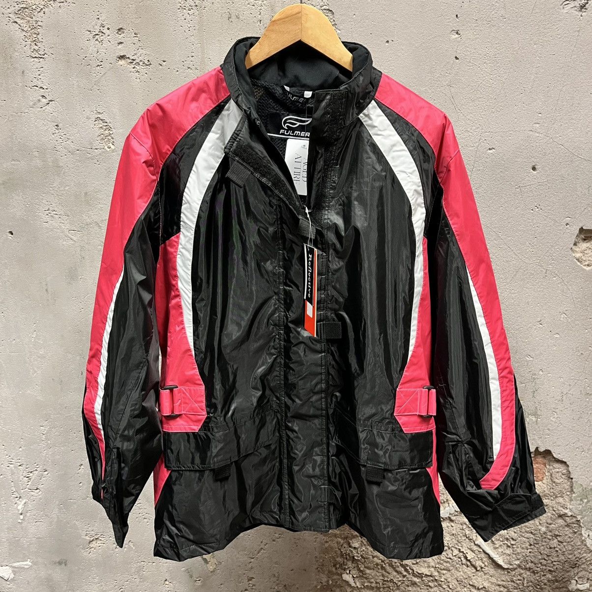 Other Fulmer Pink & Black Riding Motorcycle Biker Reflective Coat Size L / US 10 / IT 46 - 1 Thumbnail