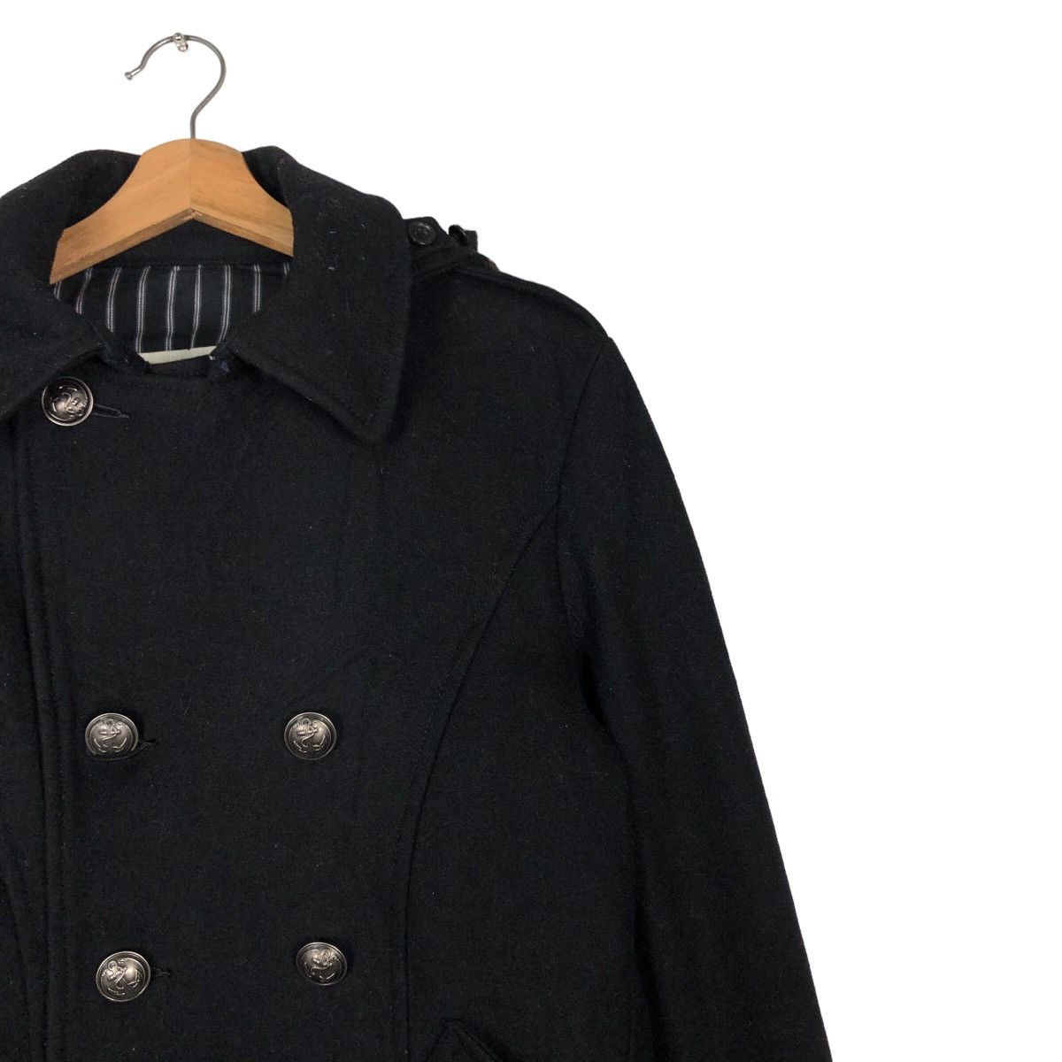 If Six Was Nine 🔥Cropped Biker Jacket Wool PPFM Japan Mink Fur Hoodie Size US M / EU 48-50 / 2 - 6 Thumbnail