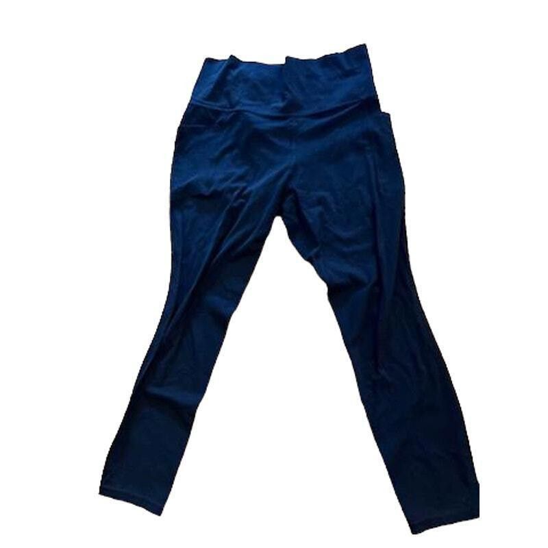 Designer Athleta Leggings Pocket Stretch Navy Blue Size Medium Size 32" / US 10 / IT 46 - 1 Thumbnail