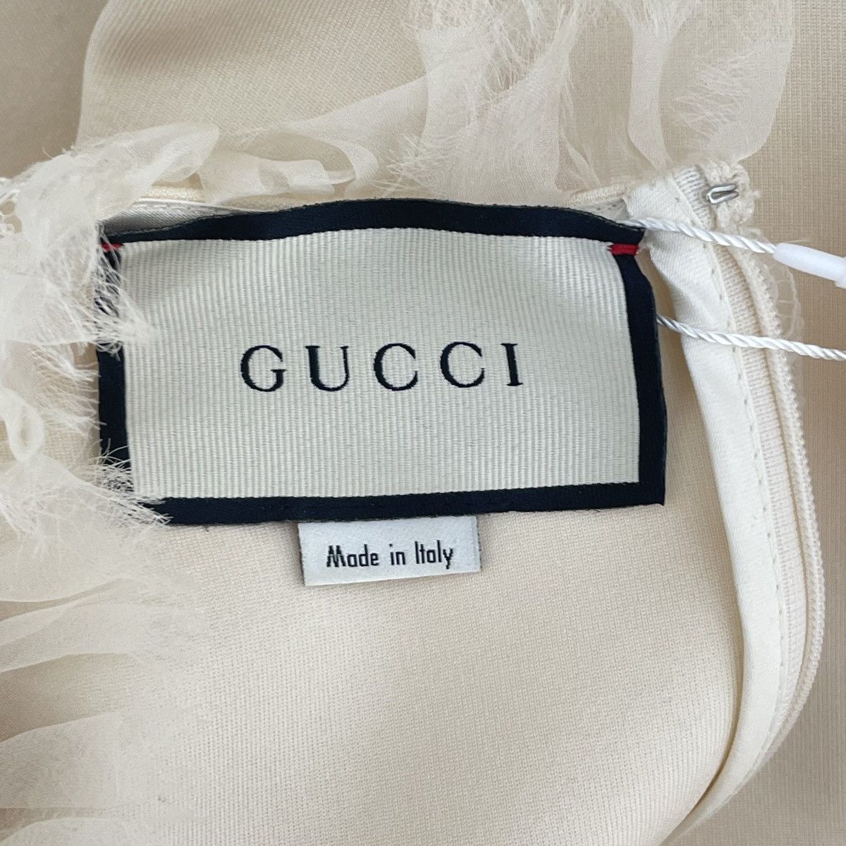 Gucci Gucci, Off-white Dress K26WX Size XS / US 0-2 / IT 36-38 - 5 Thumbnail