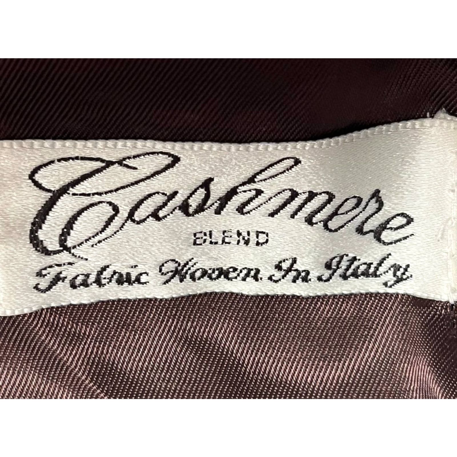 Kasper VINTAGE Kasper Overcoat Coat Wool Cashmere Blend Men’s 44R Brown Long Solid Page/Business Winter Fall Old Fashioned Mens Size US S / EU 44-46 / 1 - 8 Thumbnail