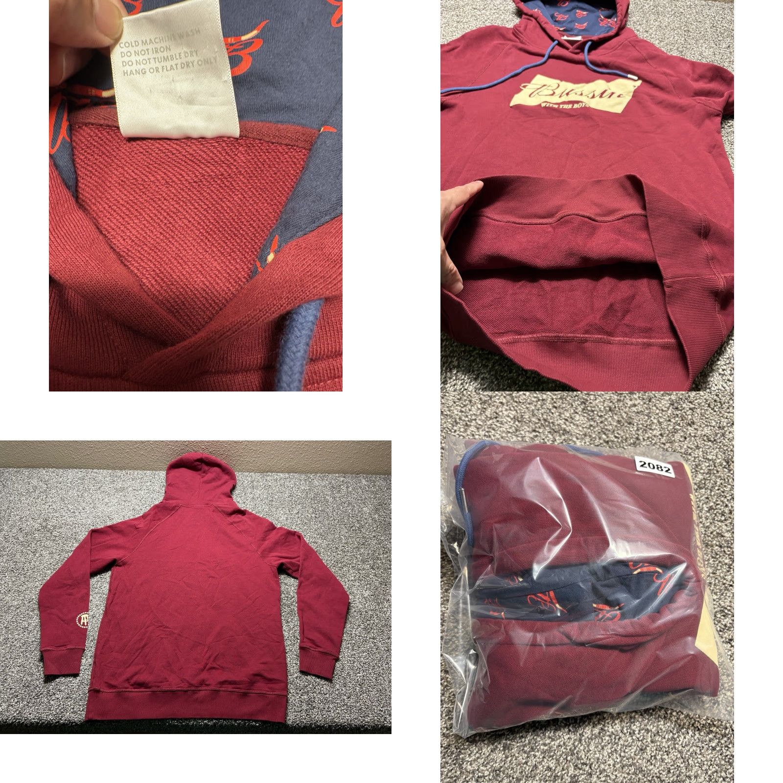 Vintage Barstool Sports Hoodie Mens Small Pullover Sweatshirt Size US S / EU 44-46 / 1 - 8 Thumbnail