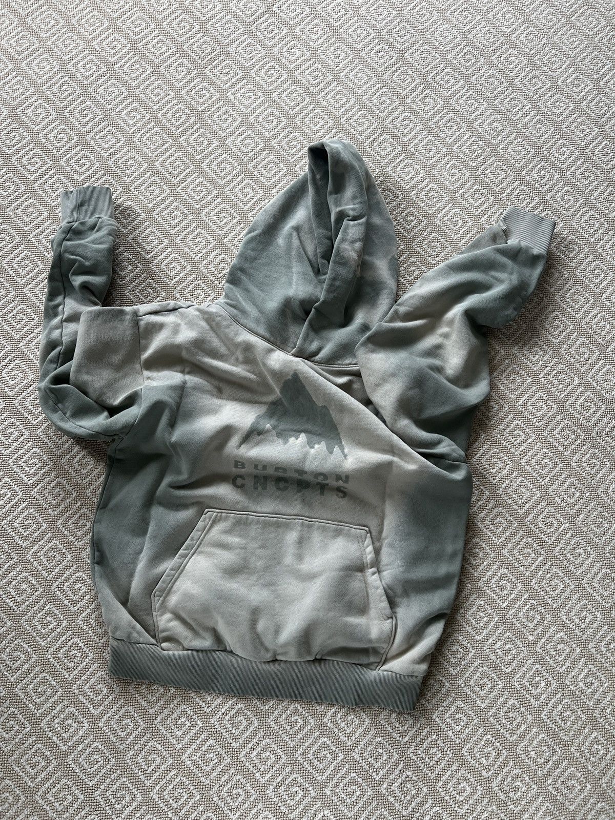 Burton × CNCPTS Sage Green French Terry Hoodie Size US M / EU 48-50 / 2 - 7 Thumbnail