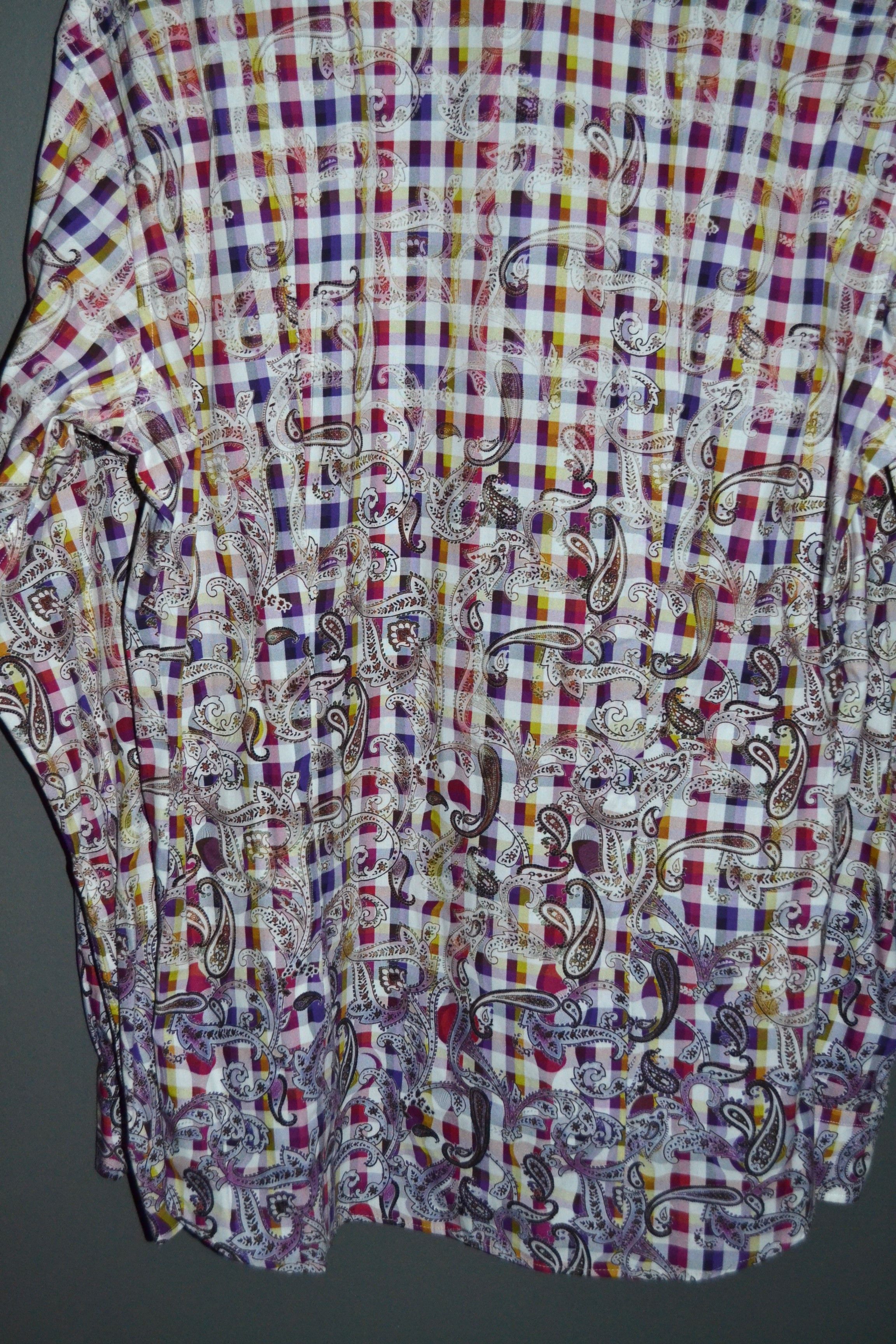 Etro Etro Gradient Psychedelic Paisley Shirt Cotton L Size US L / EU 52-54 / 3 - 11 Thumbnail
