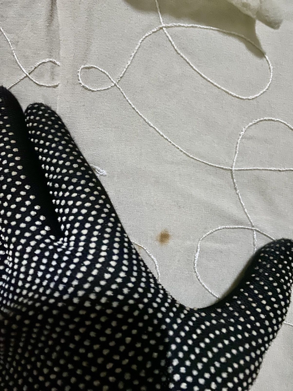 Yohji Yamamoto Vintage Yohji Yamamoto Embroidered Abstract Avant-Garde Size US M / EU 48-50 / 2 - 6 Thumbnail