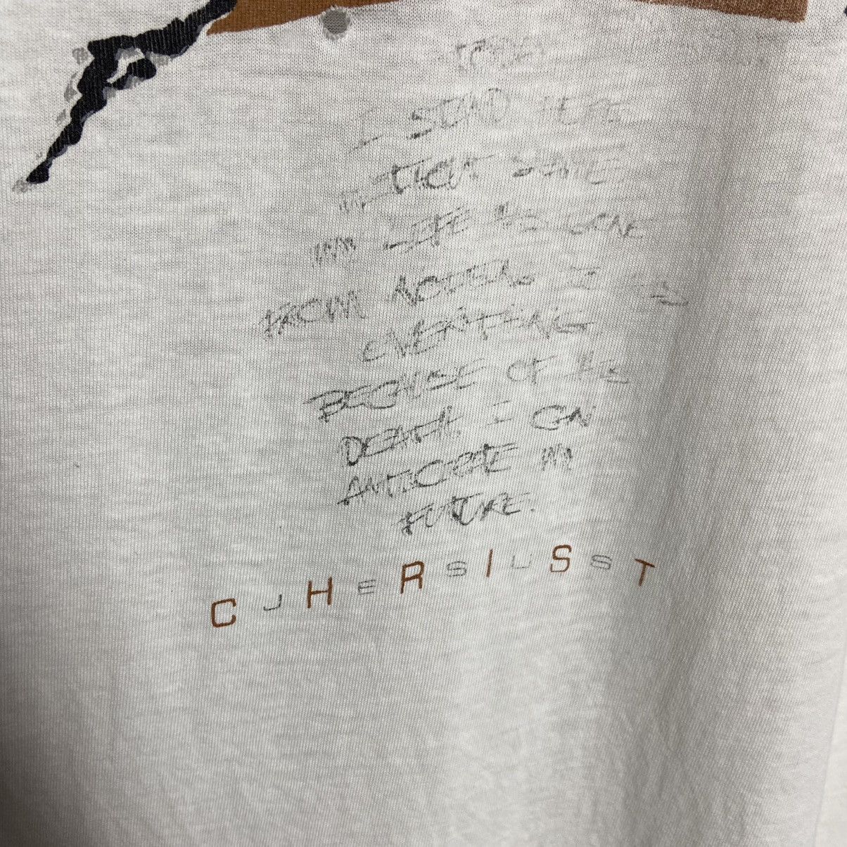 Vintage Vintage 90s Generation X Jesus Christ Distressed T-Shirt Size US XL / EU 56 / 4 - 14 Thumbnail