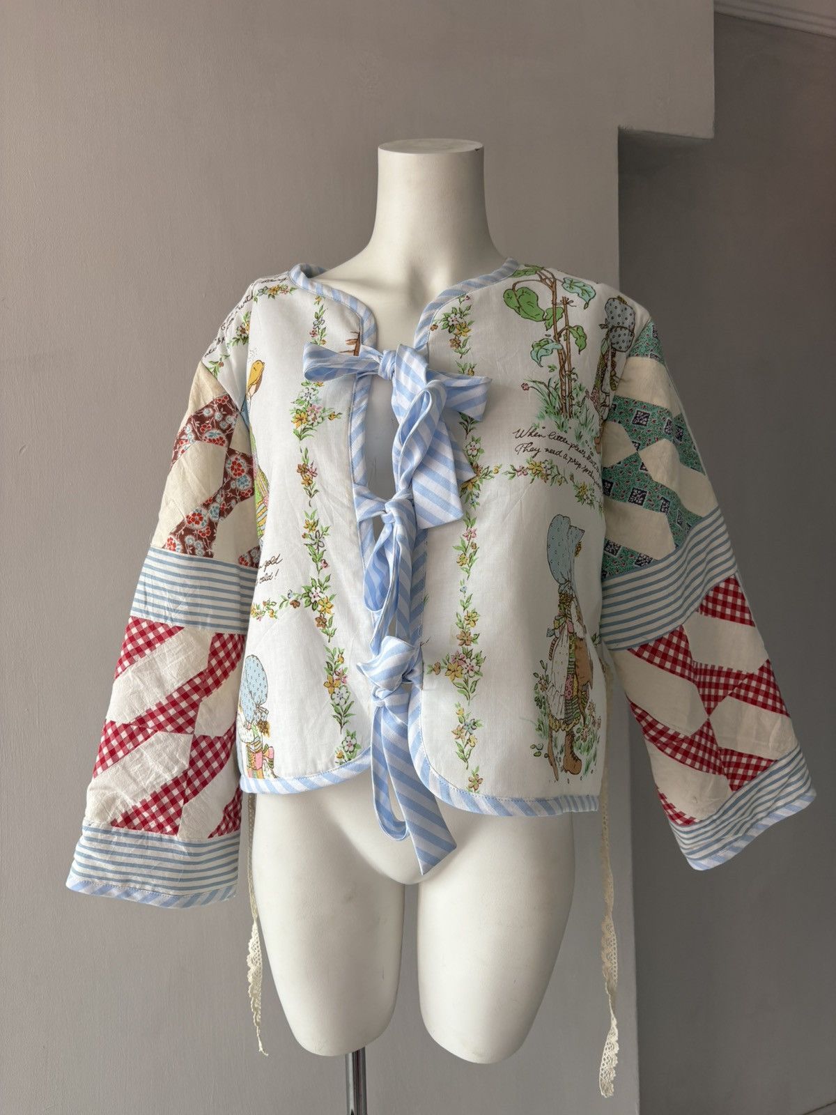 Vintage Patchwork jacket made in bangkok Size ONE SIZE - 16 Thumbnail