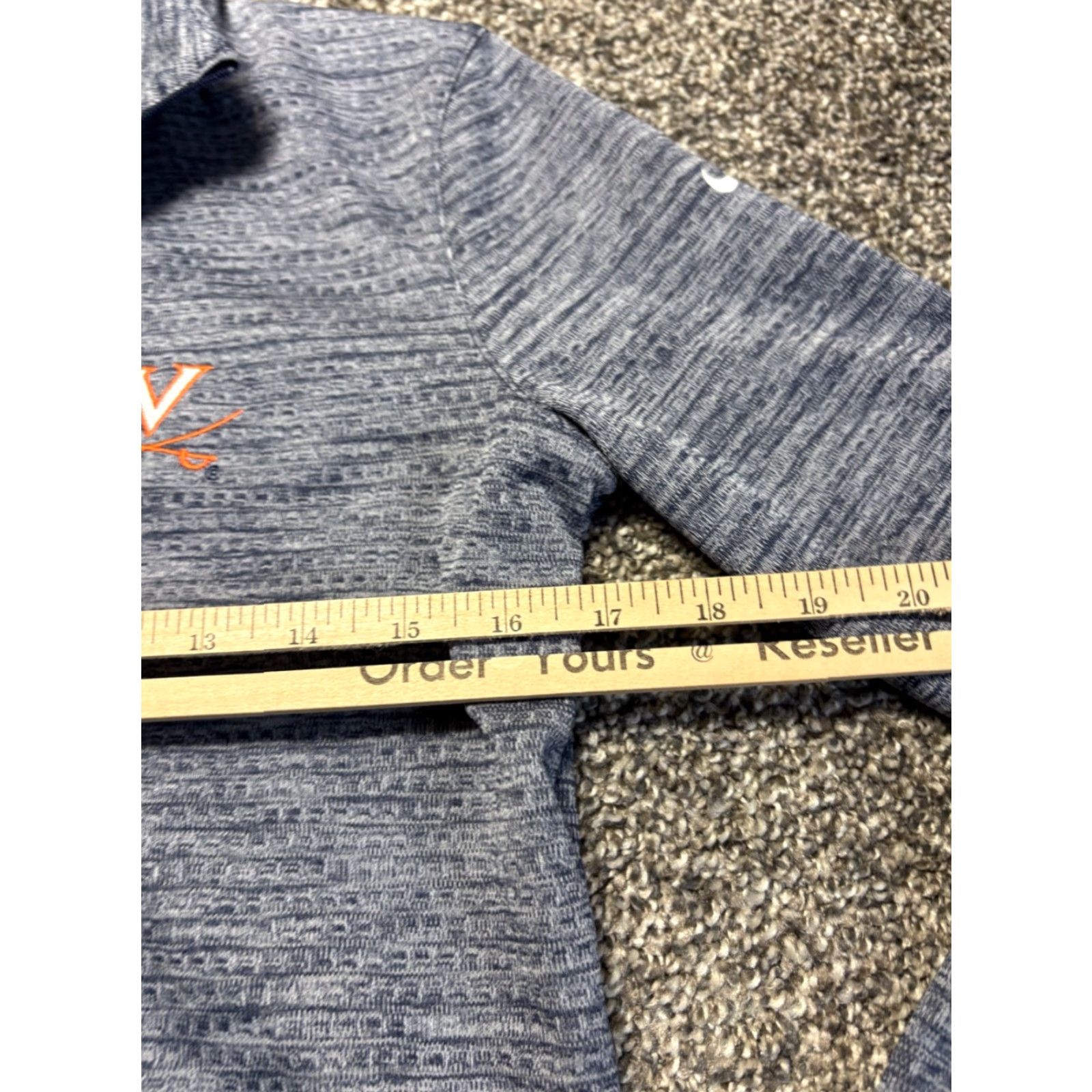 Nike Nike Virginia Cavaliers 1/4 Zip Sweater Womens M Gray Pullover Shirt Active Golf GW2018 Size M / US 6-8 / IT 42-44 - 7 Thumbnail