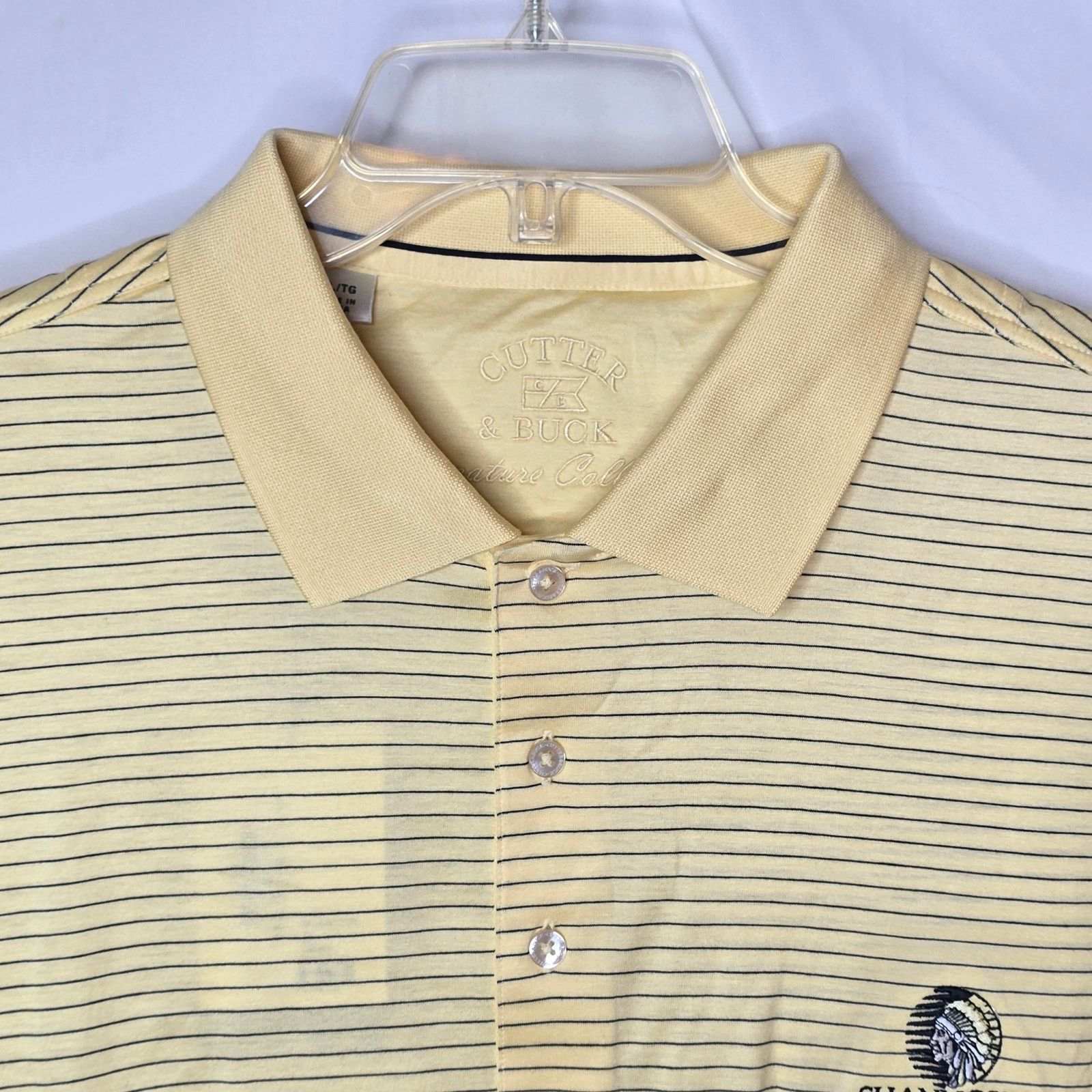Cutter & Buck Cutter & Buck Yellow Golf Polo Shannopin Country Club XL NWT Size US XL / EU 56 / 4 - 3 Thumbnail
