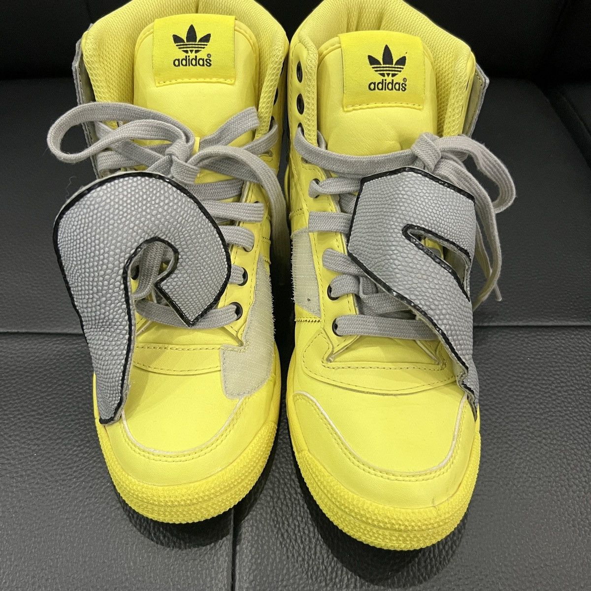 Jeremy Scott Adidas by Jeremy Scott 3M Reflective Logo Strap Sneakers Size US 6 / IT 36 - 10 Thumbnail