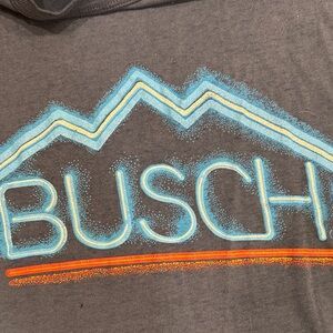 Other Vintage BUSCH Beer Short Sleeve Single Stitch Tee Size US M / EU 48-50 / 2 - 4 Thumbnail