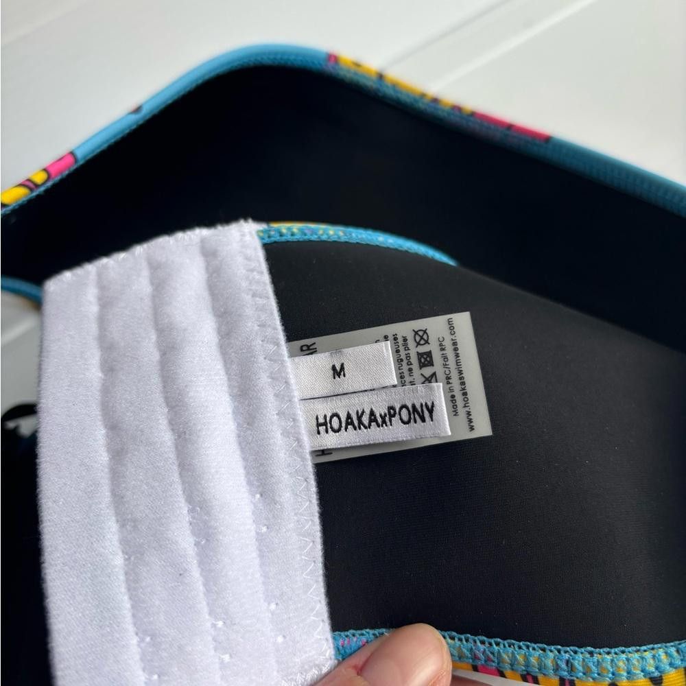 Designer Hoaka X Pony Bikini Top Iconic - Size Medium Size ONE SIZE - 4 Thumbnail