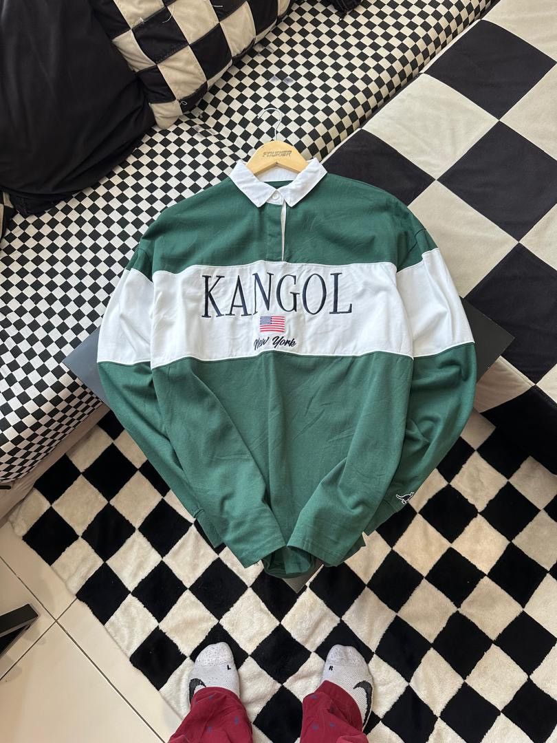 Japanese Brand × Kangol KANGOL RUGBY SHIRT Size US L / EU 52-54 / 3 - 1 Thumbnail
