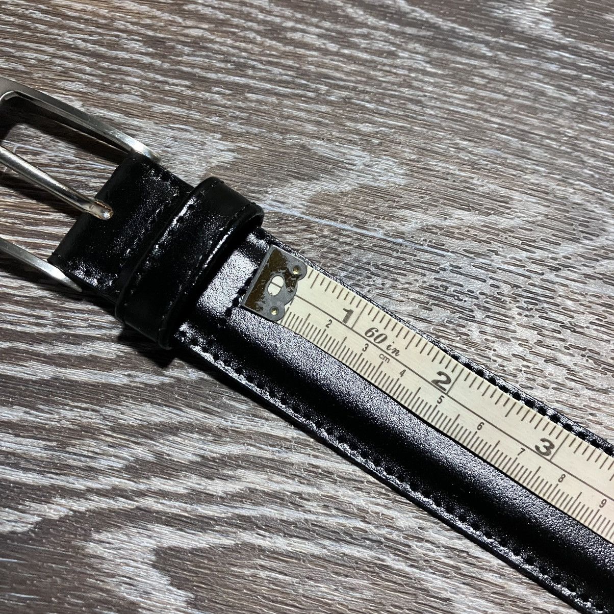 Genuine Leather YVES GERARD Solid Brass Made In Italy Genuine Leather Belt Size 32 - 13 Thumbnail