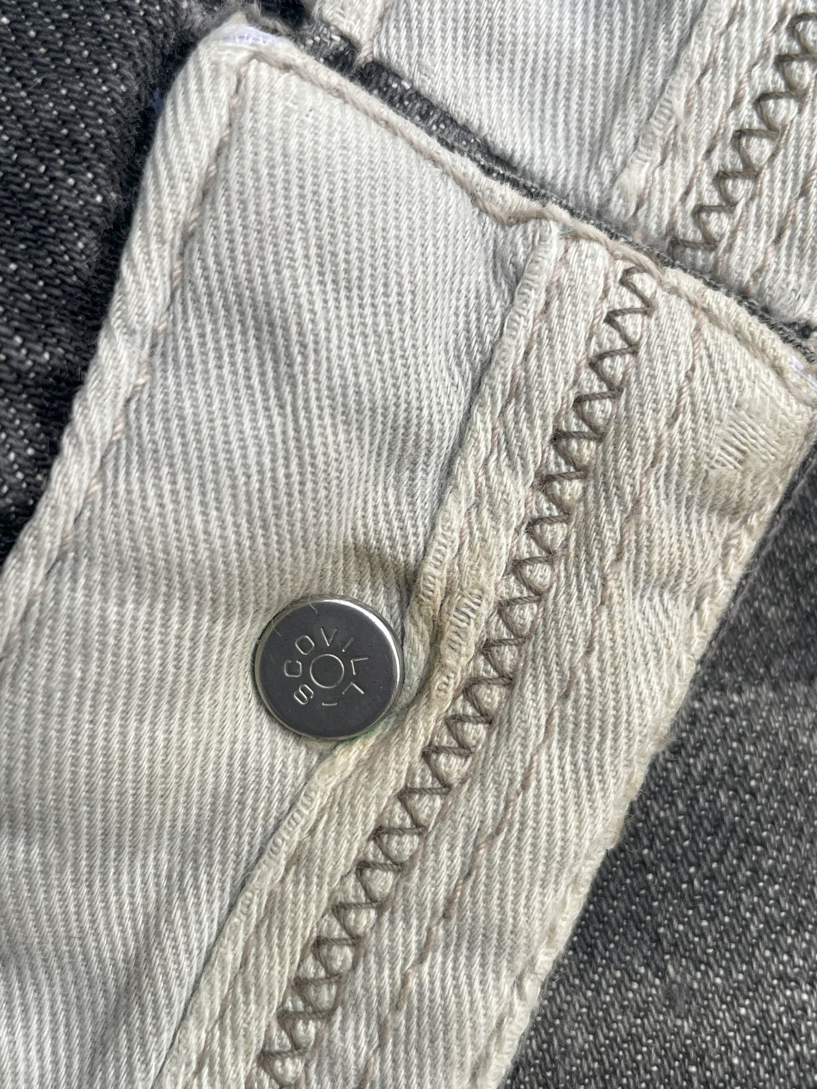 Japanese Brand A.A.R Faded Distresed Denim Size US 35 - 14 Thumbnail