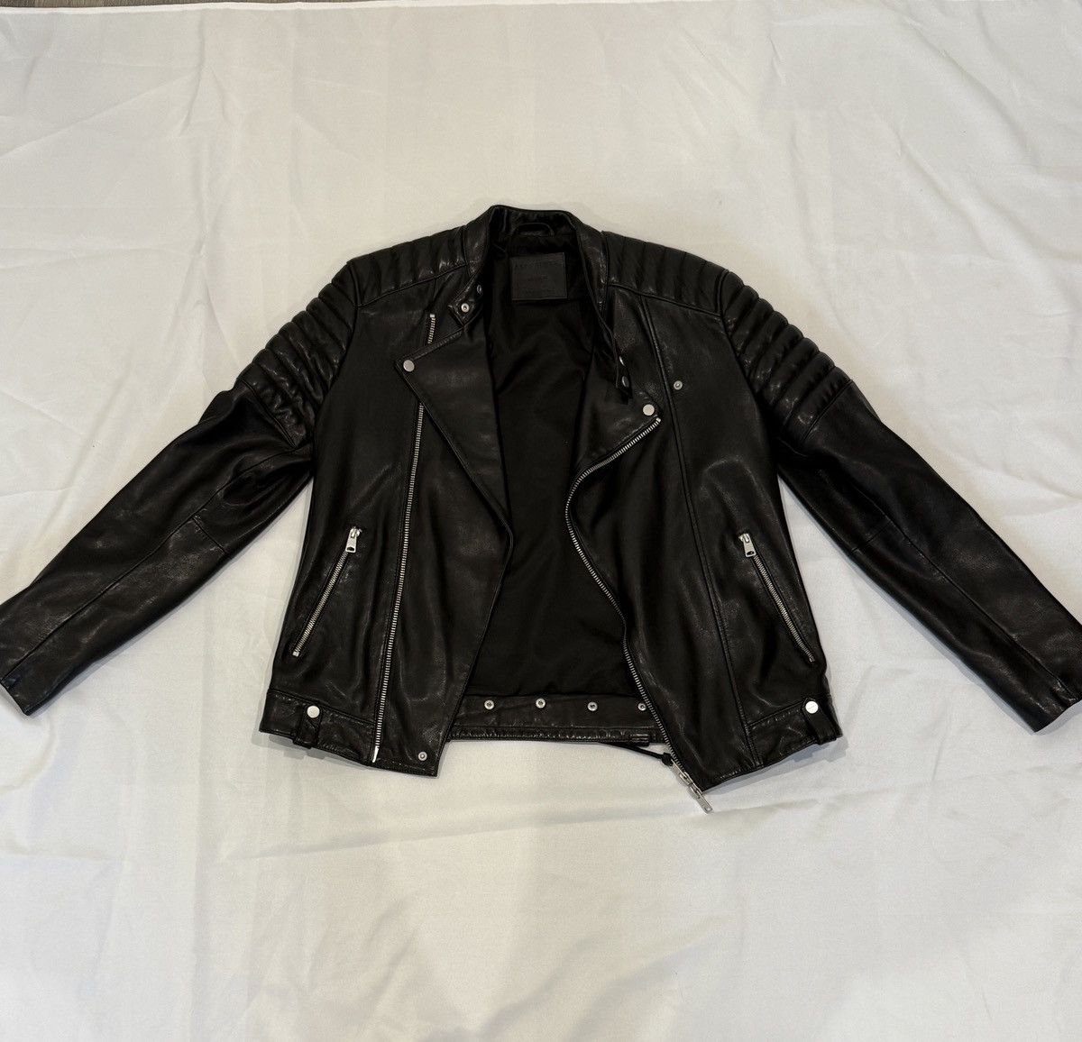 Allsaints Allsaints Silas Leather Jacket M Size US M / EU 48-50 / 2 - 3 Thumbnail