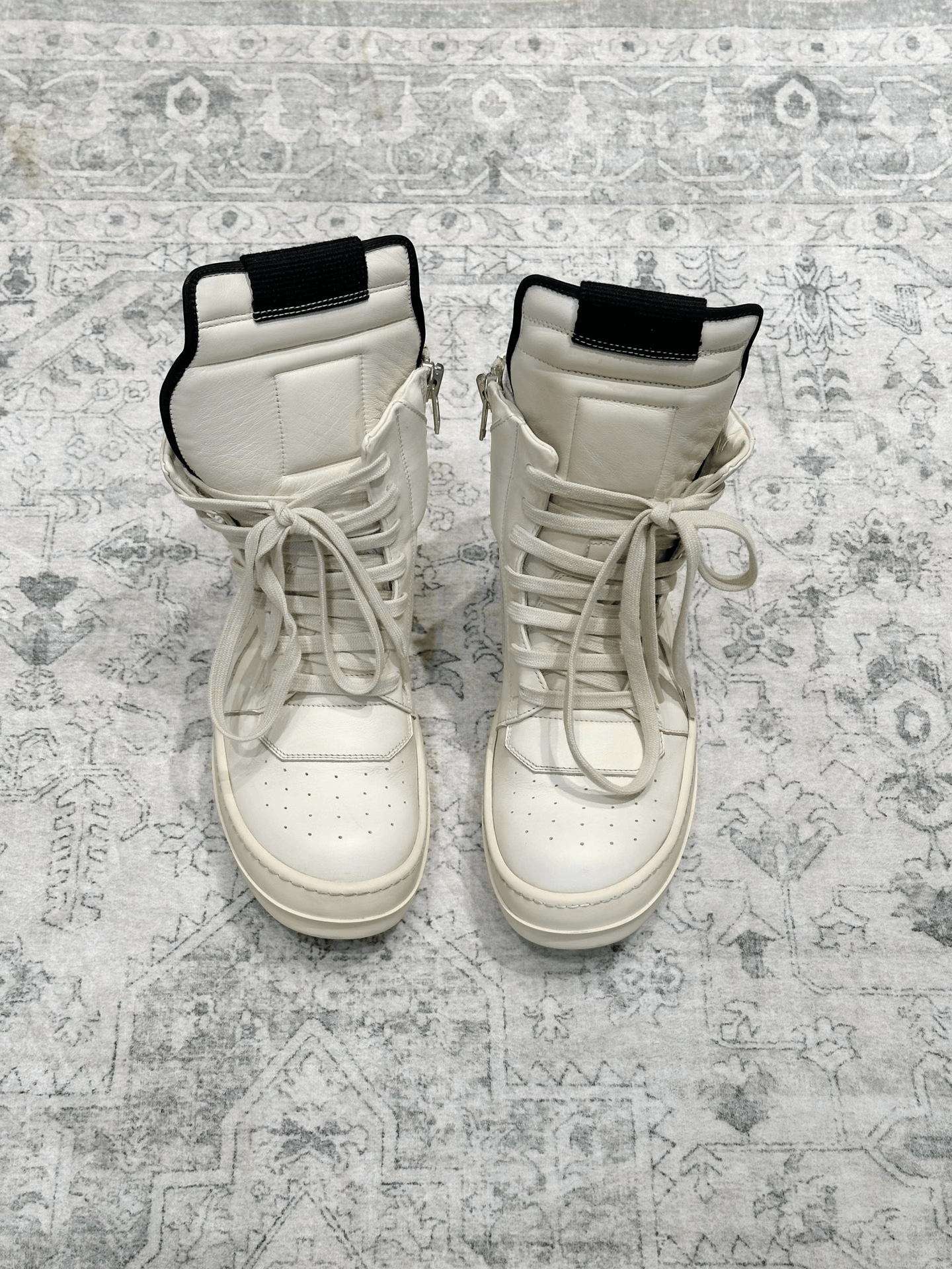 Rick Owens Rick Owens Inverted Triangle Leather High-Top Size US 5 / EU 37 - 1 Thumbnail