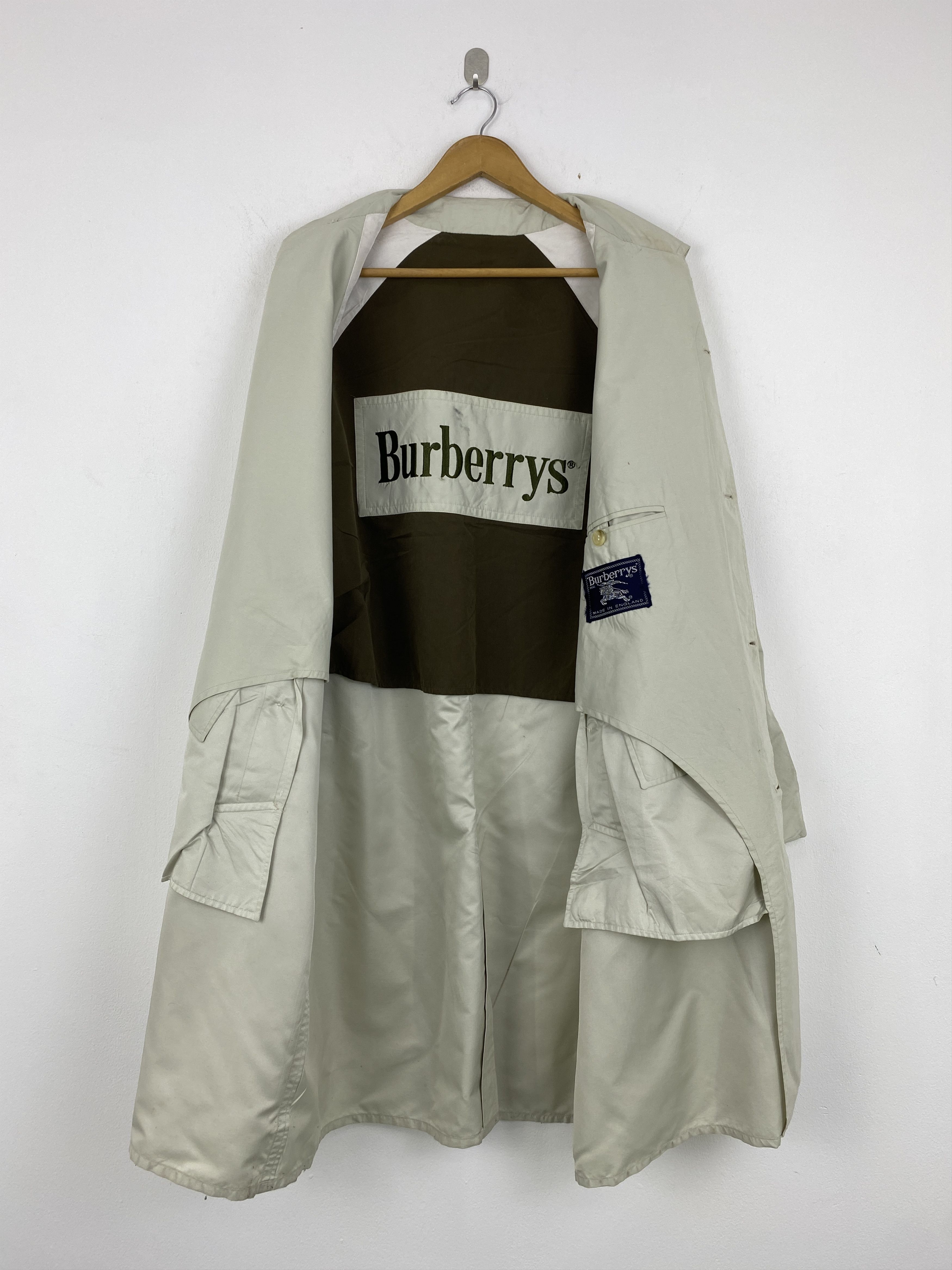 Burberry Vintage Burberrys London Trench Coat J1949 Size US XL / EU 56 / 4 - 8 Thumbnail