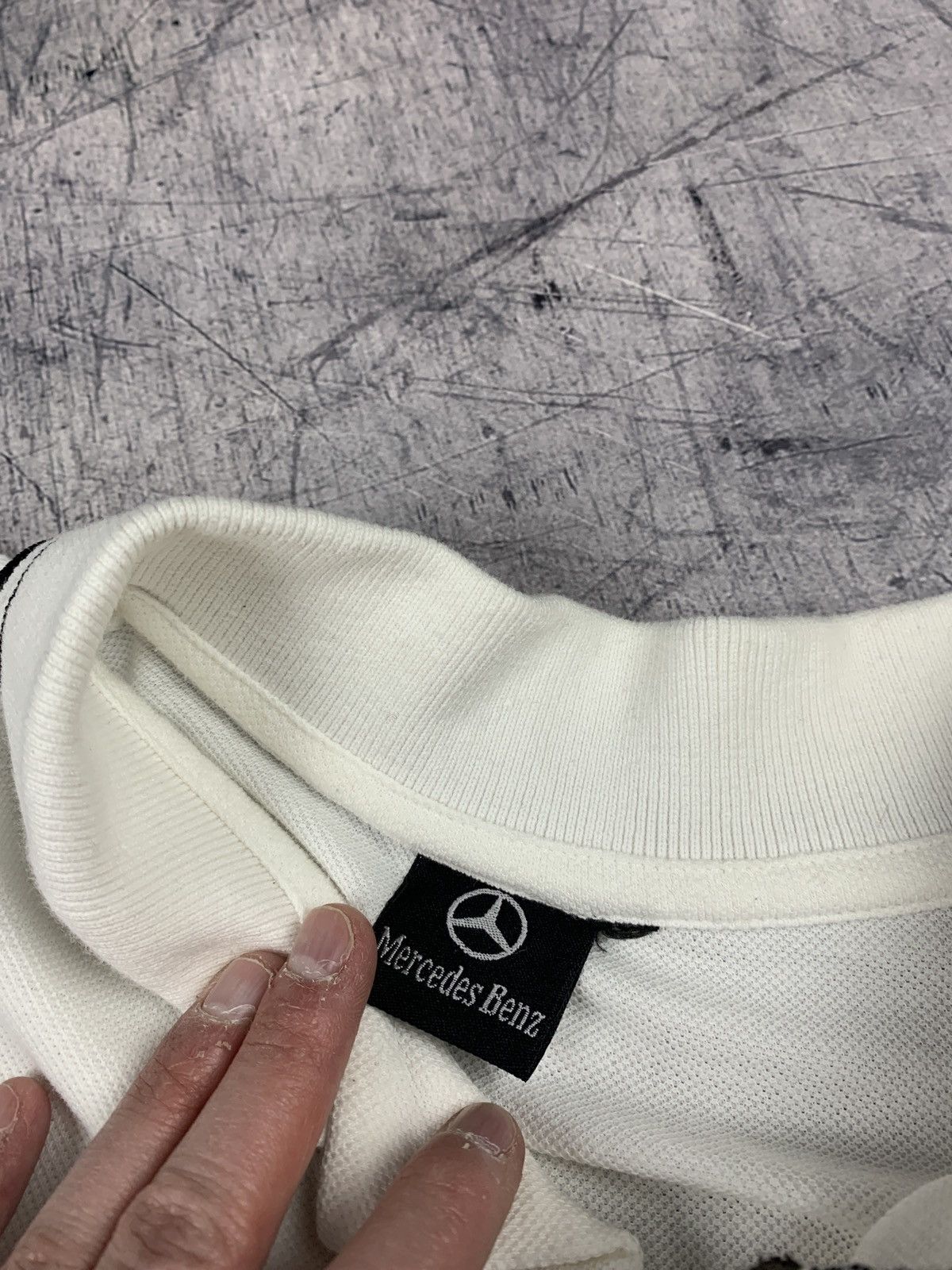 Mercedes-Benz Vintage Mercedes-Benz Racing Polo Tee Size US XXL / EU 58 / 5 - 6 Thumbnail