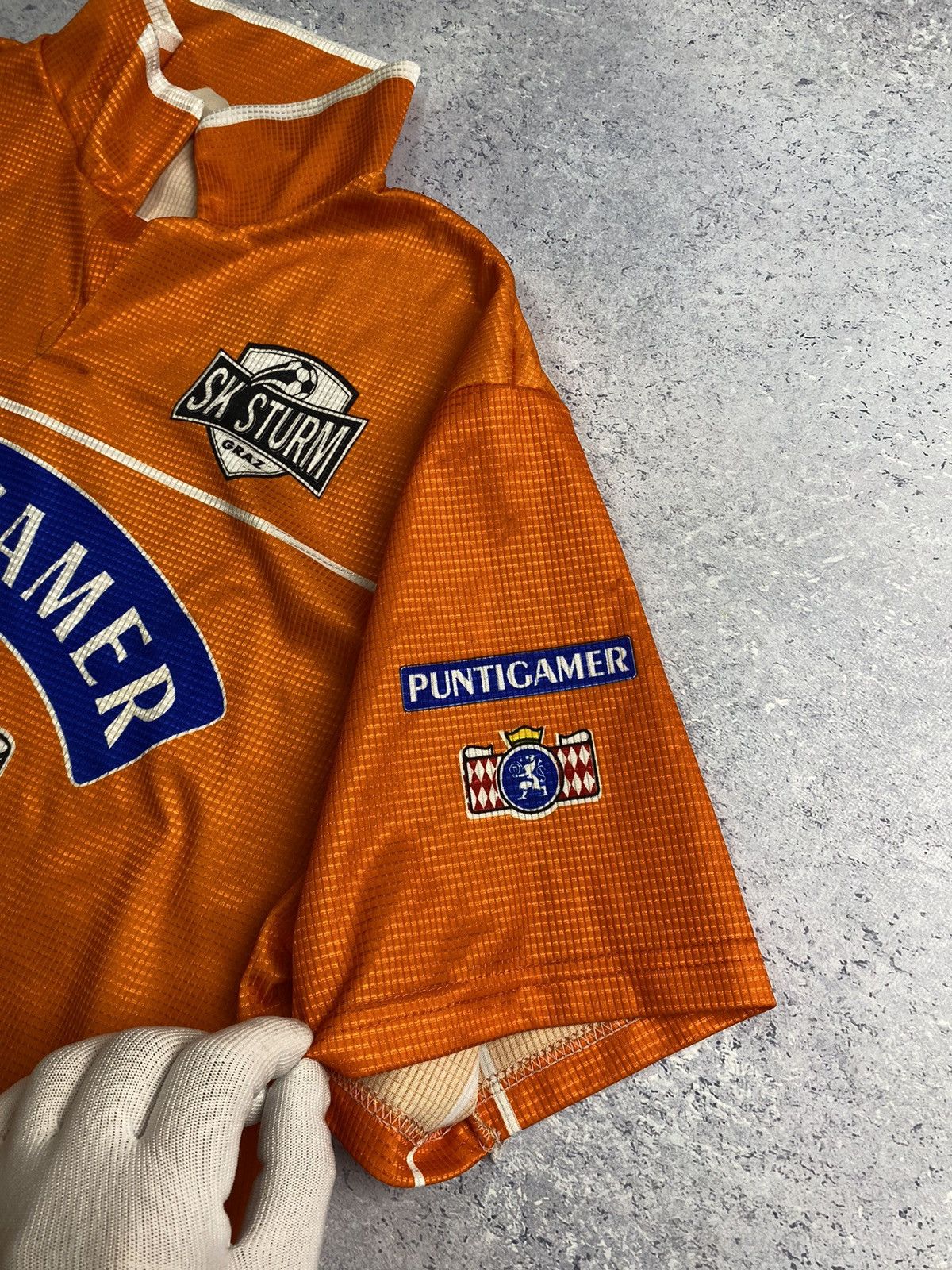 Vintage SK Sturm Graz Player #10 Vastic Soccer Jersey Austria Size US XL / EU 56 / 4 - 10 Thumbnail