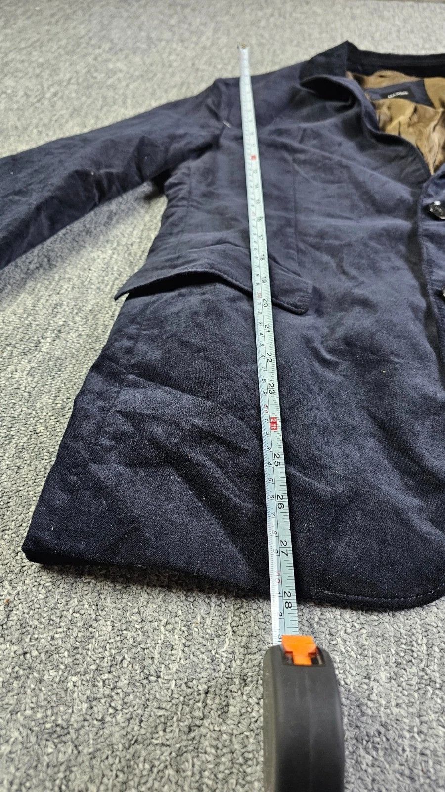 Hugo Boss Hugo Boss Coastus1-W Velvet Blazer Navy Blue 40R Size 40R - 15 Thumbnail