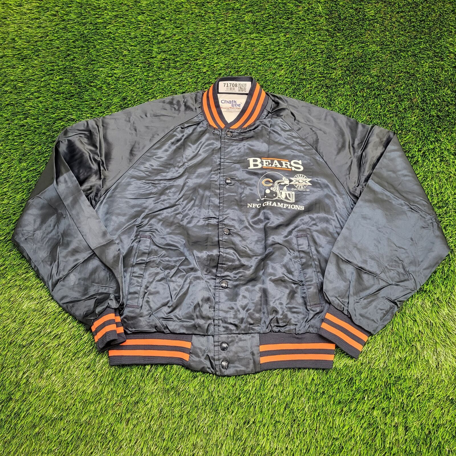 Chalk Line Vintage 1983 Chalk-Line Jacket Large 25x25 Blue Size US L / EU 52-54 / 3 - 1 Thumbnail