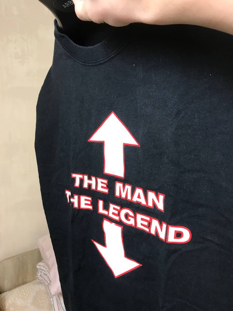 Vintage 🔥 The Man Legend Vintage Humor Y2K Japan USA T Shirt Tee Size US M / EU 48-50 / 2 - 5 Thumbnail
