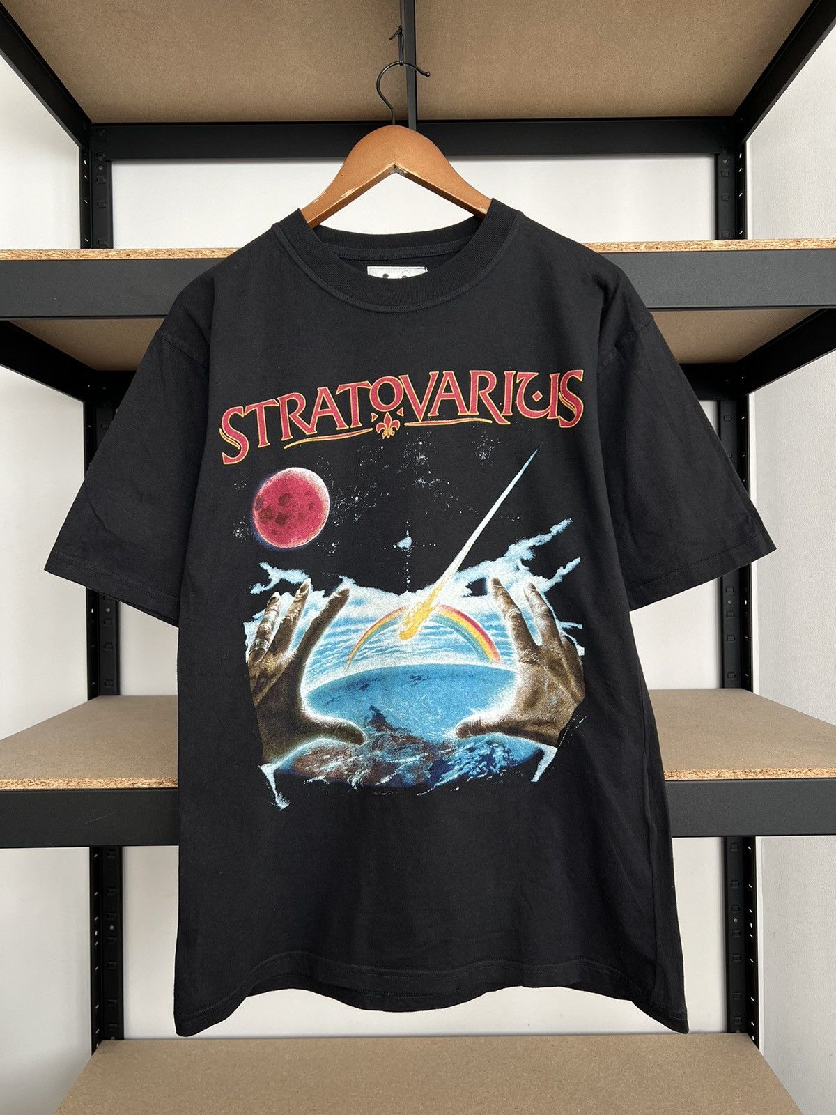 Band Tees Vintage 1997 Stratovarius Visions Metal Band T-shirt Size US L / EU 52-54 / 3 - 2 Thumbnail