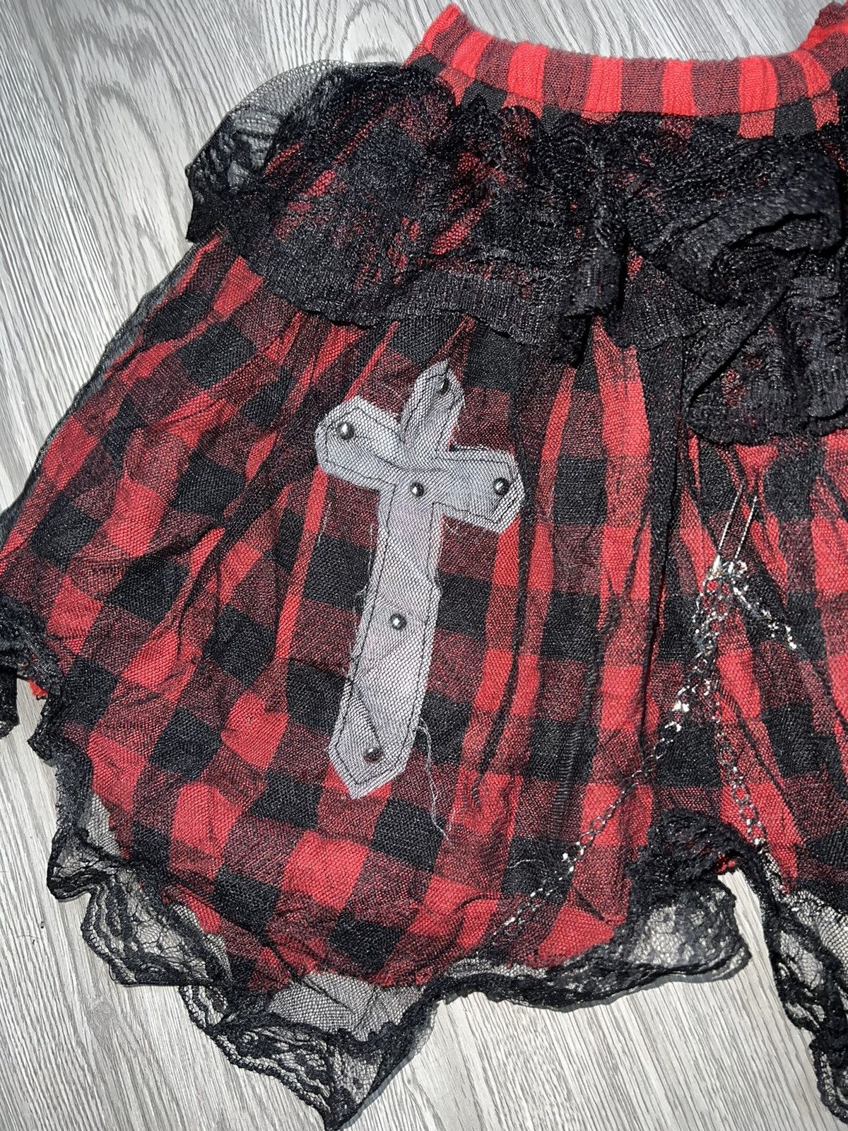 Japanese Brand Drug Honey cross chain tutu mini skirts 💋🧛🏻‍♀️➕ Size 26" / US 2 / IT 38 - 18 Thumbnail