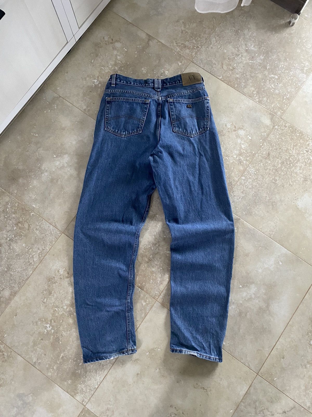 Armani Vintage Armani Baggy Jeans Made in Usa Size US 34 / EU 50 - 2 Thumbnail