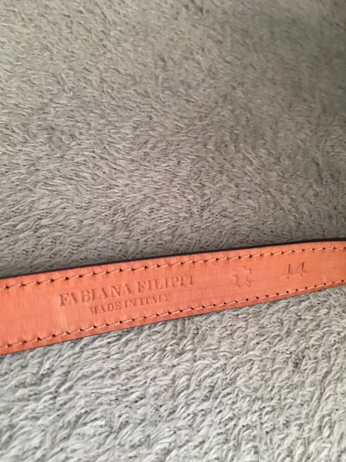 Fabiana Filippi Fabiana Filippi Designer Brown Leather Belt Size 44 Size ONE SIZE - 9 Thumbnail