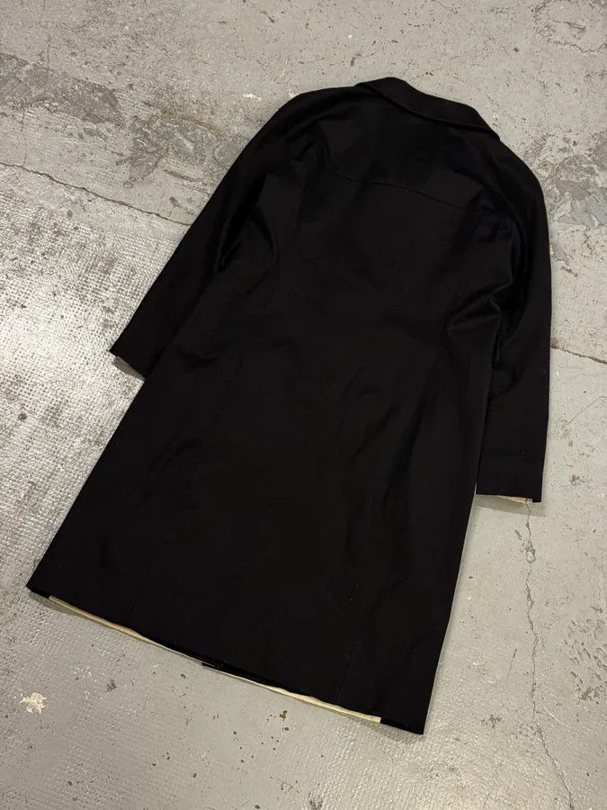 Moschino Moschino Black & White Contrast Sketch Print Trench Coat Size US XS / EU 42 / 0 - 6 Thumbnail