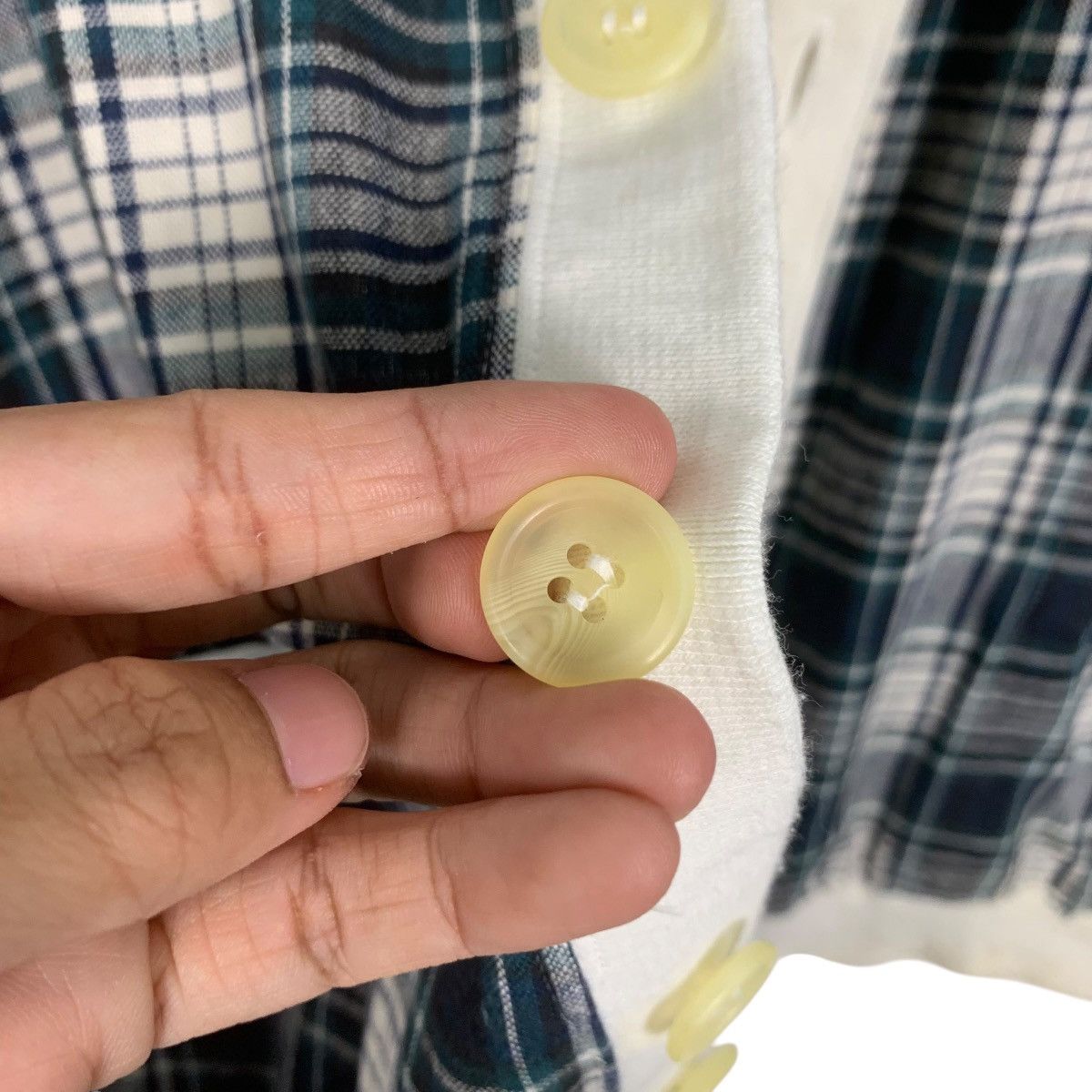 Japanese Brand UNIVERSITY SHOP Ivy Club Checked Cardigan #1805-C16 Size US L / EU 52-54 / 3 - 14 Thumbnail