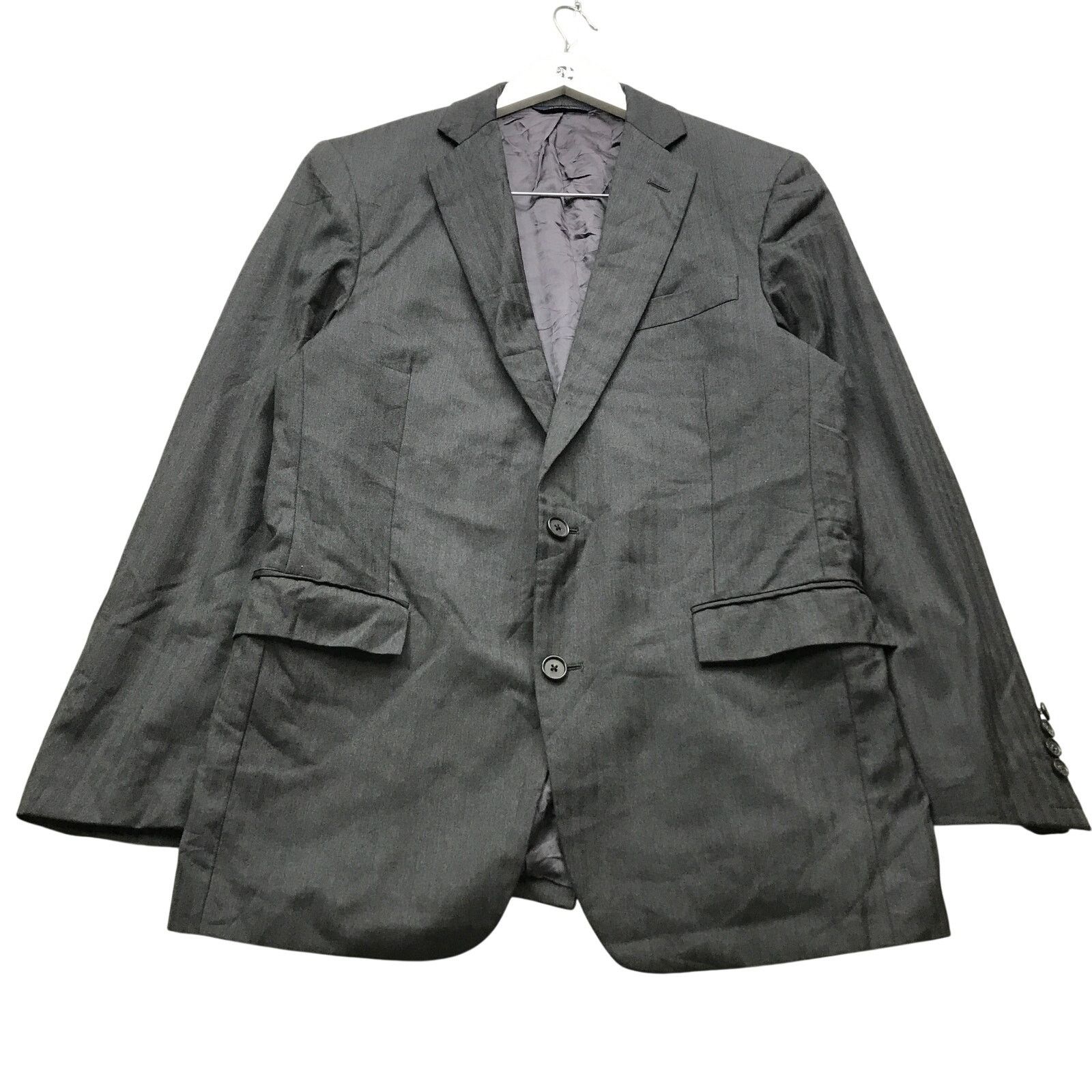 Brooks Brothers Brooks Brothers I8I8 Regent Blazer Jacket Mens 38R/W32 Gray Size US M / EU 48-50 / 2 - 1 Thumbnail