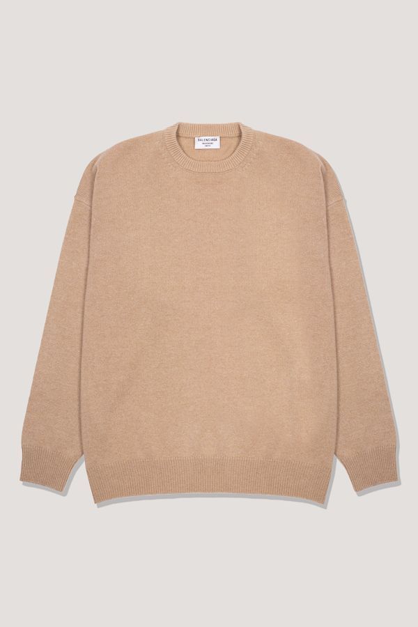 Balenciaga o1mt1gz1124 Sweater in Beige Size XS / US 0-2 / IT 36-38 - 1 Thumbnail