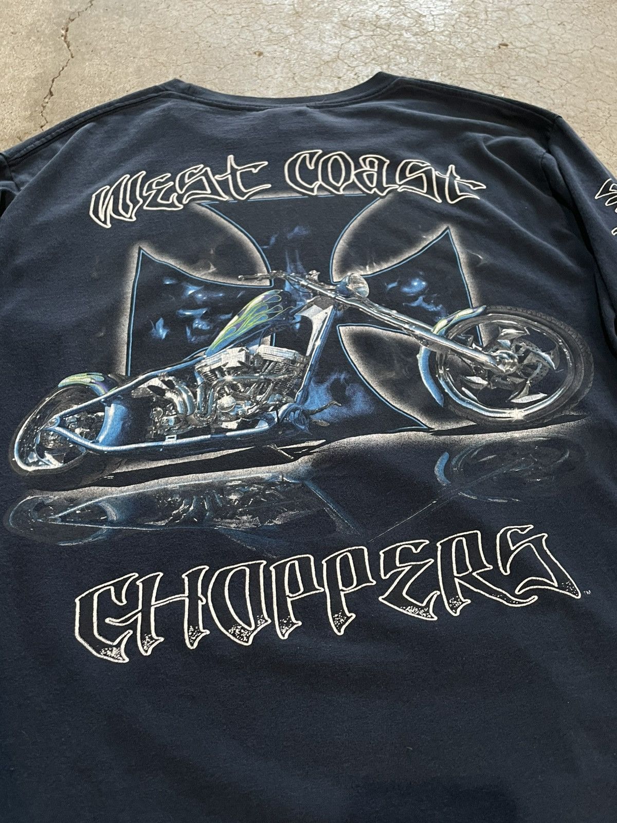 West Coast Choppers West Coast Choppers Vintage Long Sleeve Shirt Size US L / EU 52-54 / 3 - 4 Thumbnail