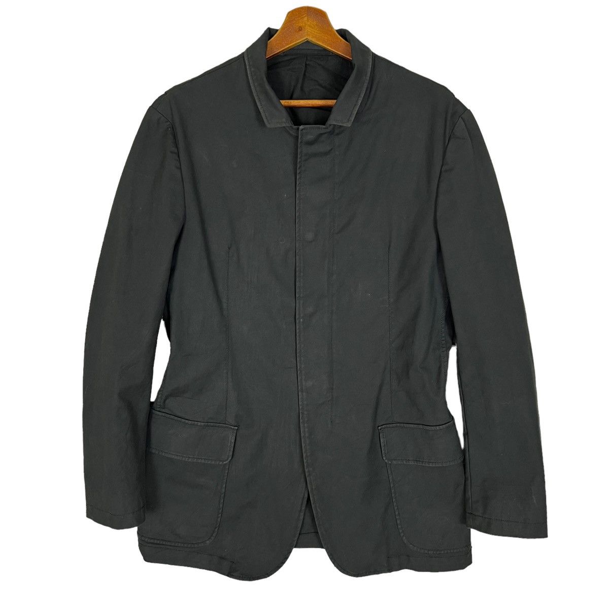 Armani Collezioni Mandarin Collar Blazer Size US M / EU 48-50 / 2 - 1 Thumbnail
